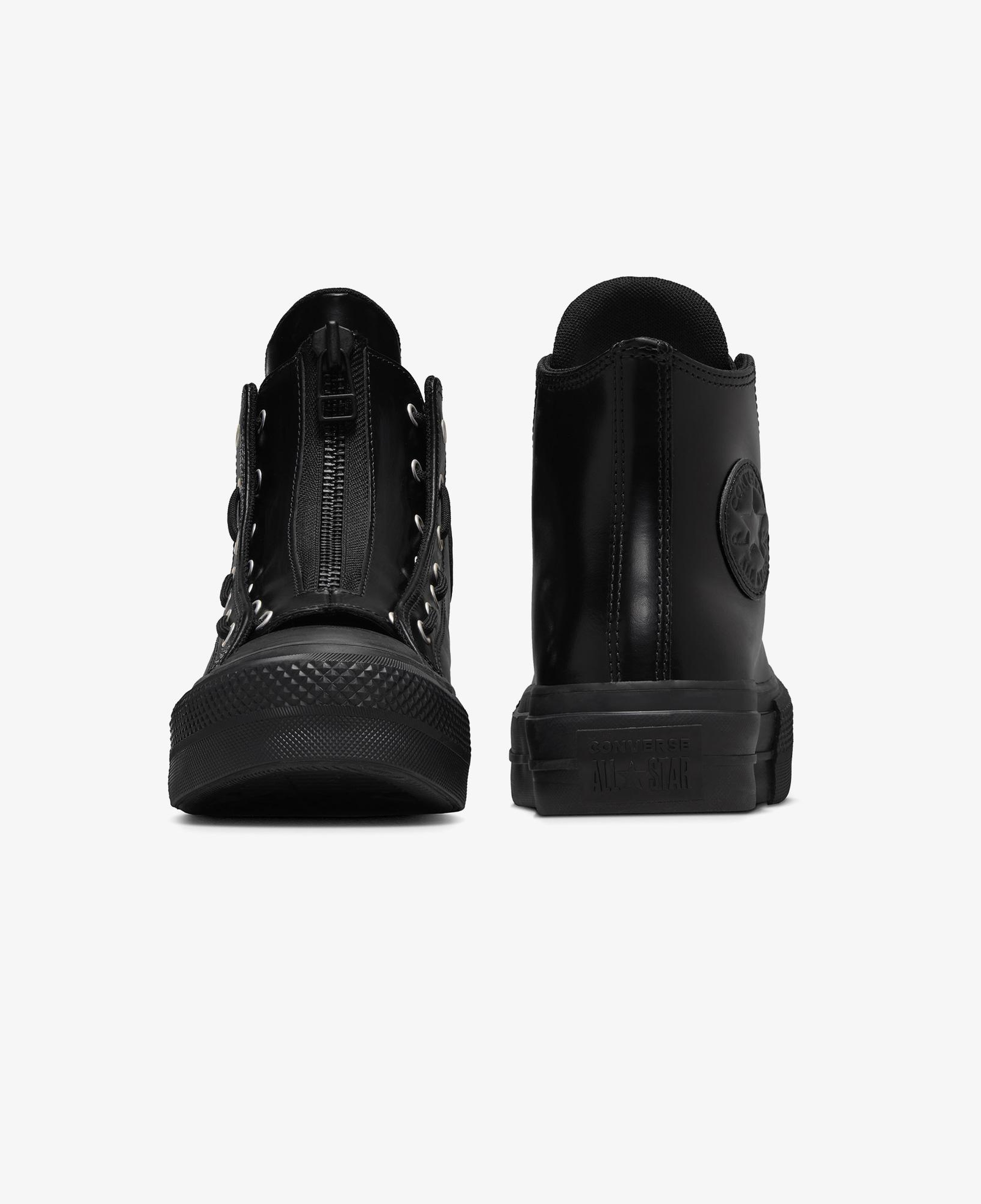 Converse Chuck Taylor All Star Lift Kadın Siyah Deri Bot