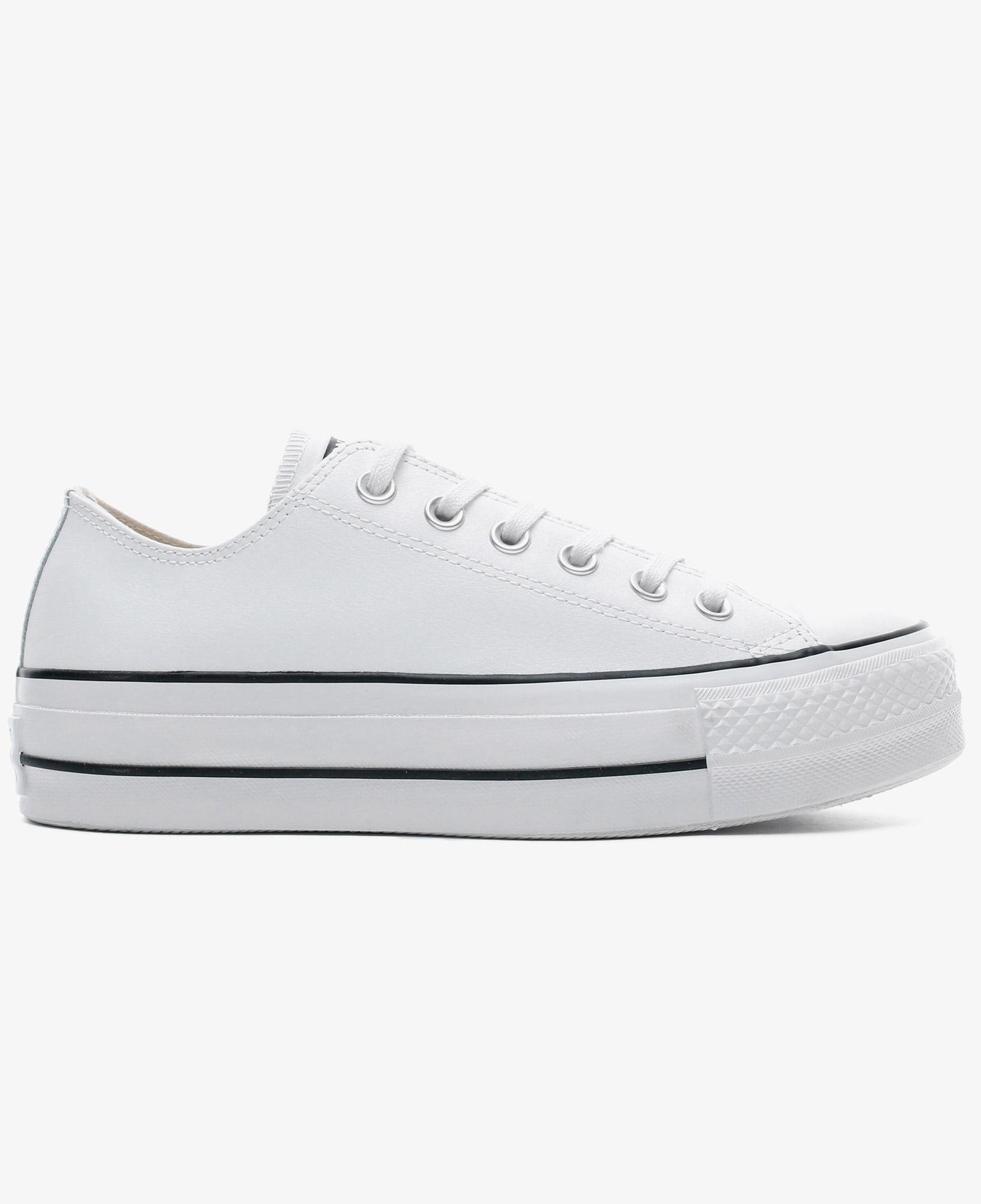 Converse Chuck Taylor All Star Lift Unisex Beyaz Deri Platform Sneaker
