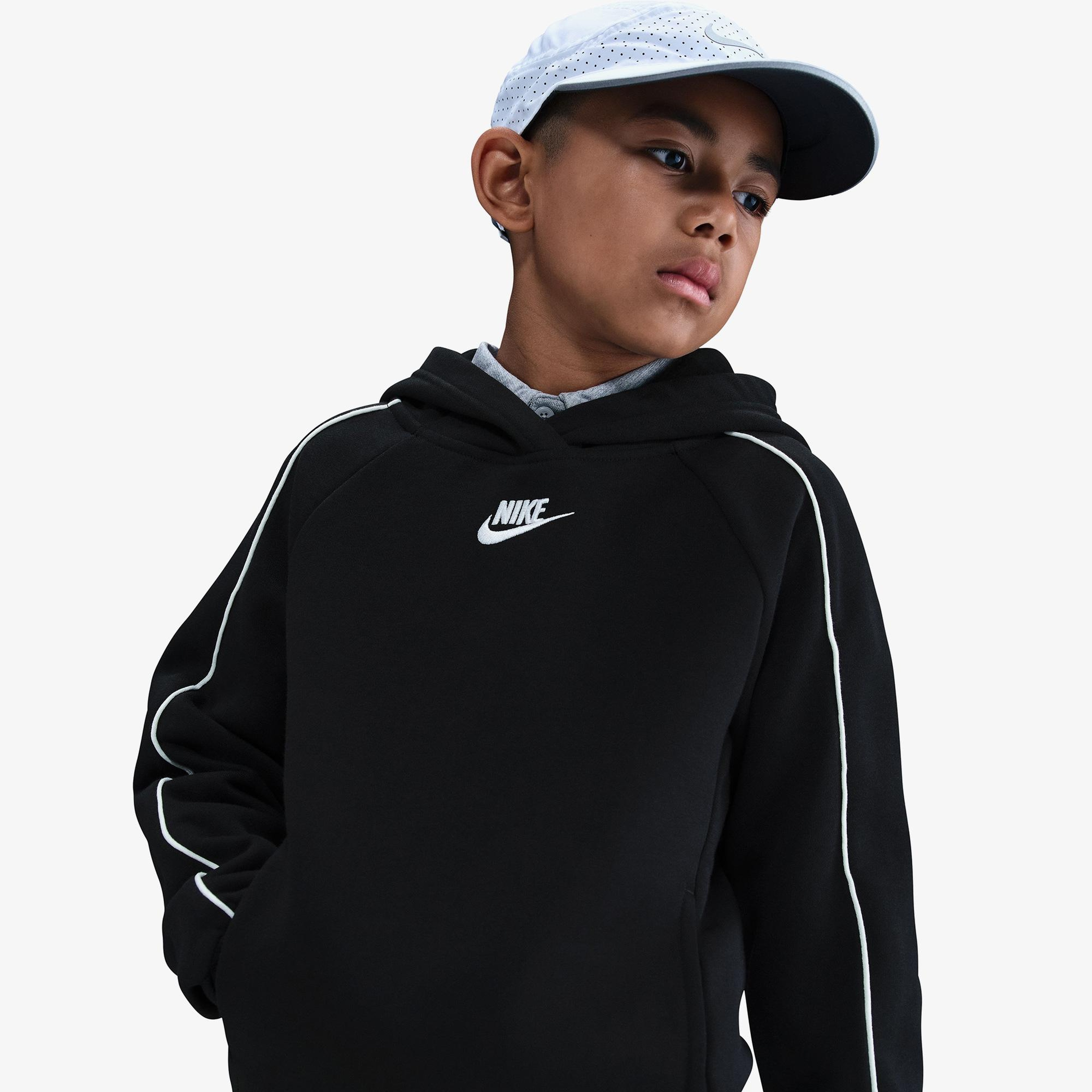 Nike Sportswear Club Fleece Çocuk Siyah Eşofman Takımı