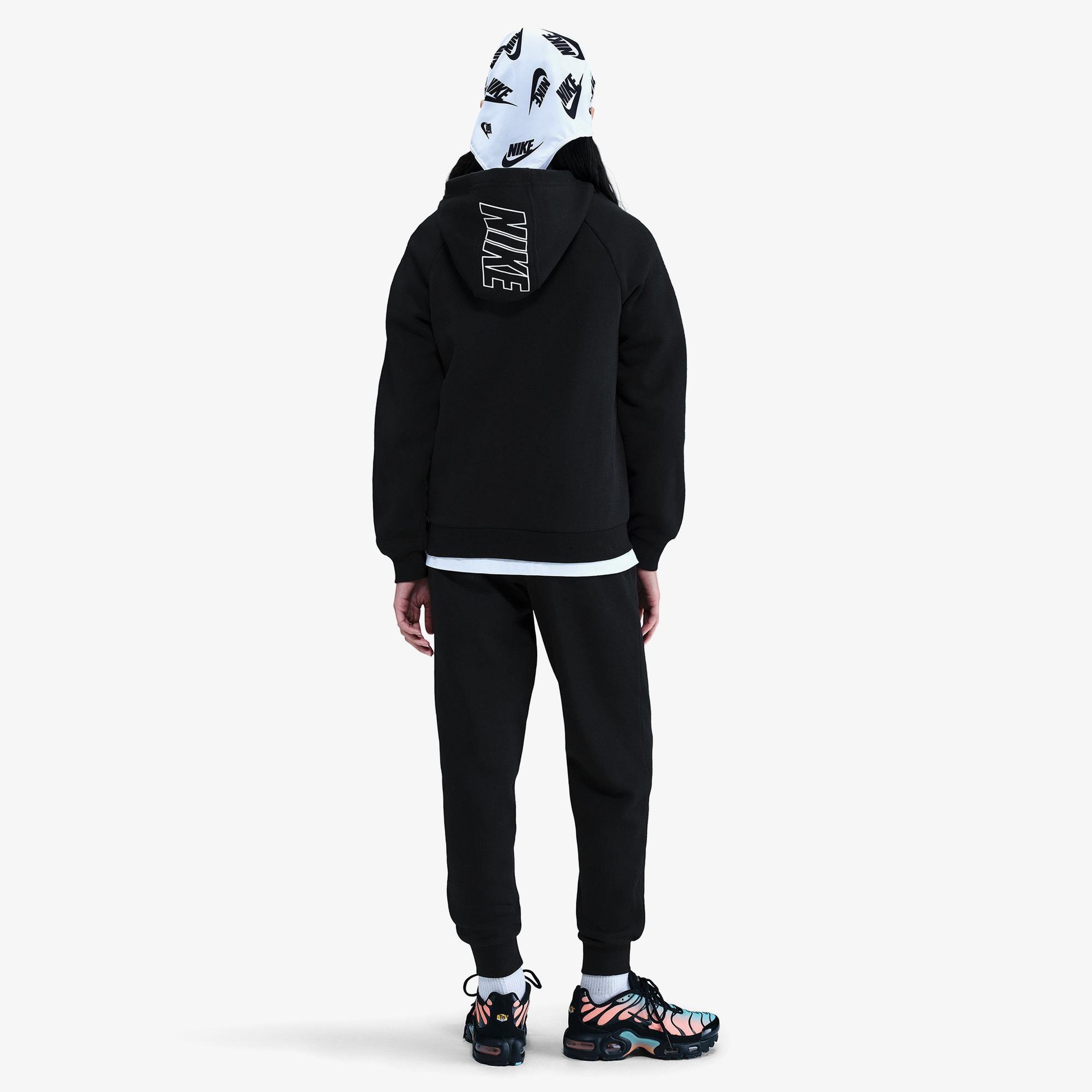 Nike Sportswear Club Fleece Çocuk Siyah Eşofman Takımı