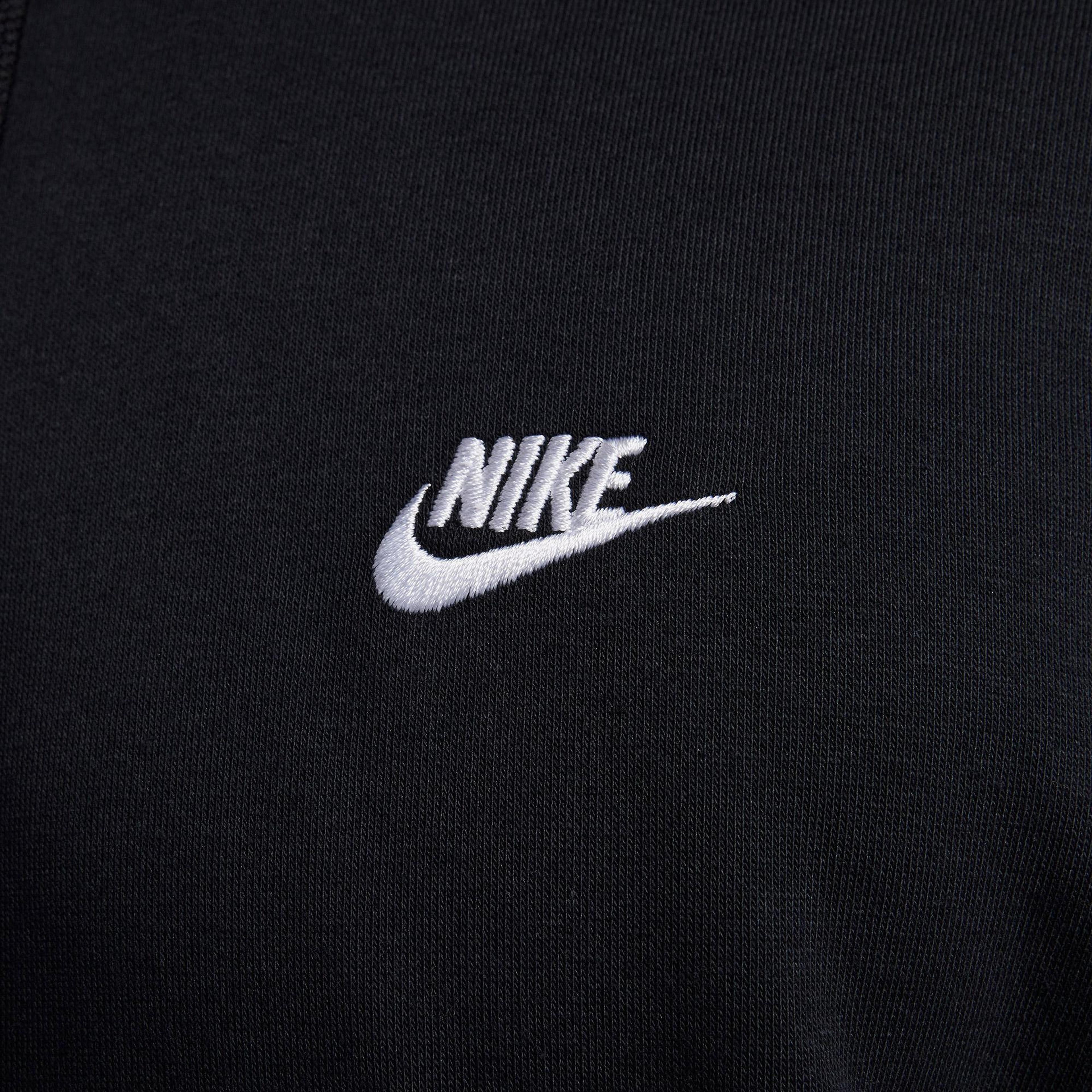 Nike Club Erkek Siyah Hoodie