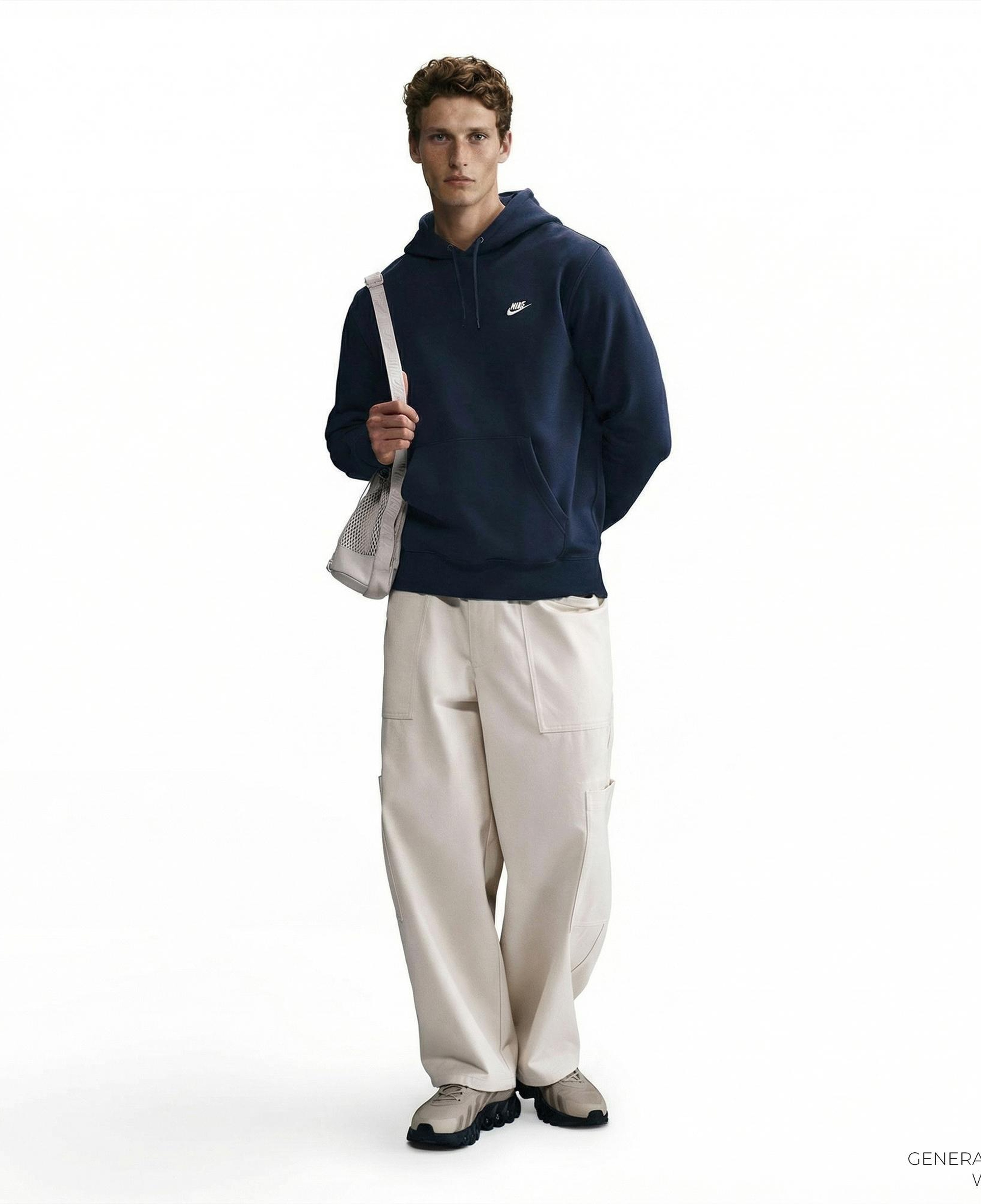 Nike Club Pullover Fleece Erkek Lacivert Hoodie