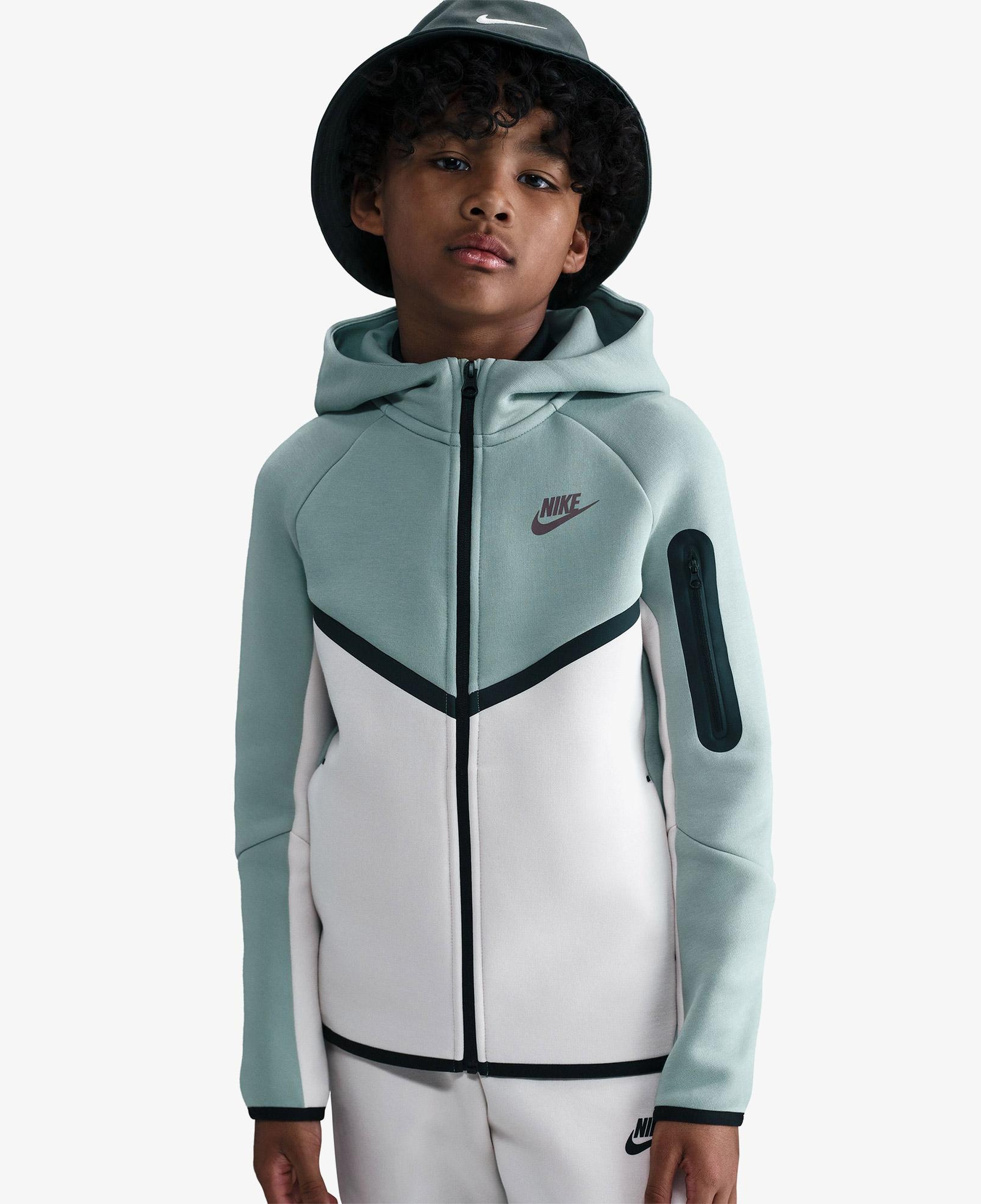Nike Sportswear Tech Fleece Çocuk Yeşil Eşofman Üstü