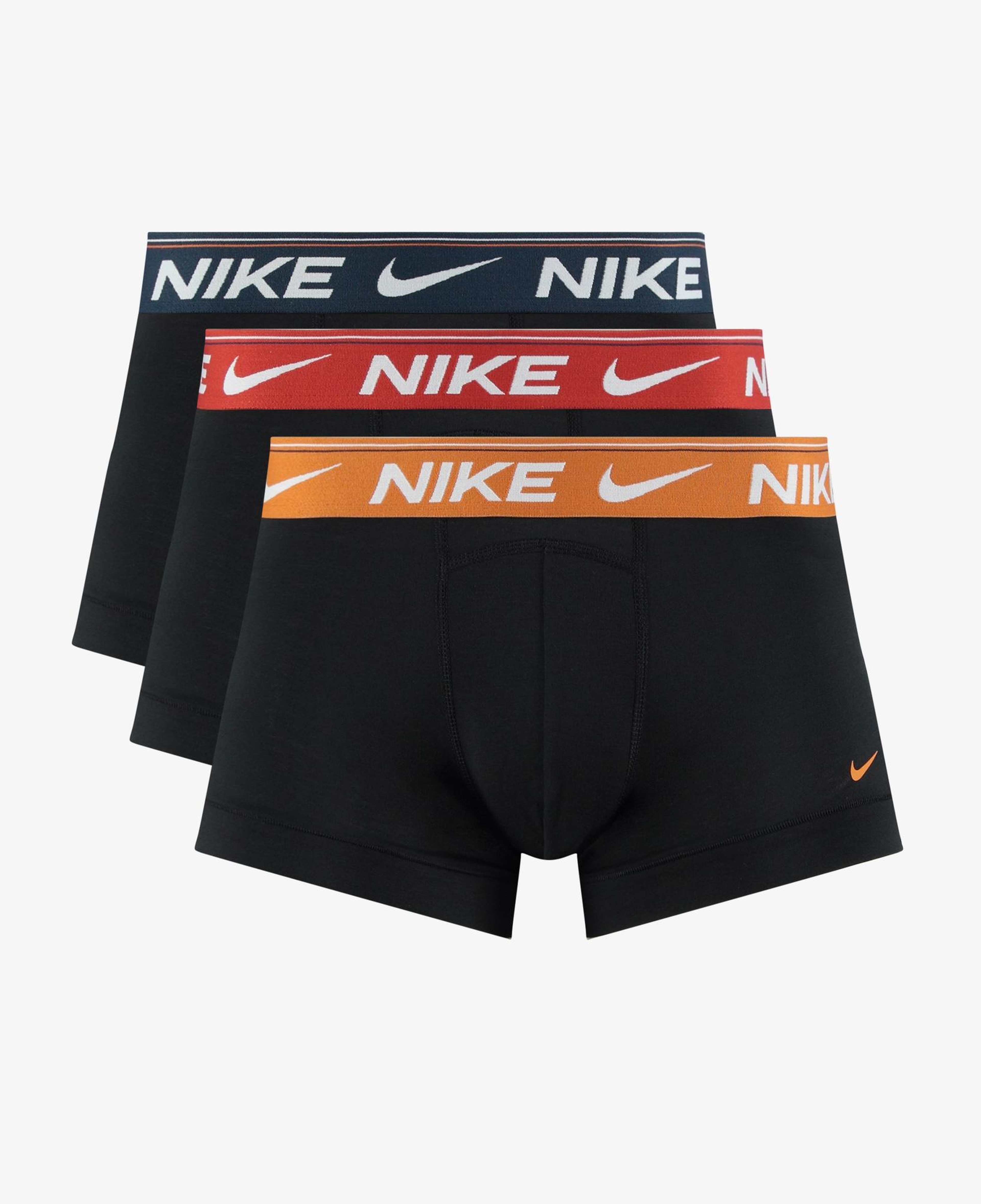 Nike 3' lü Erkek Siyah Boxer