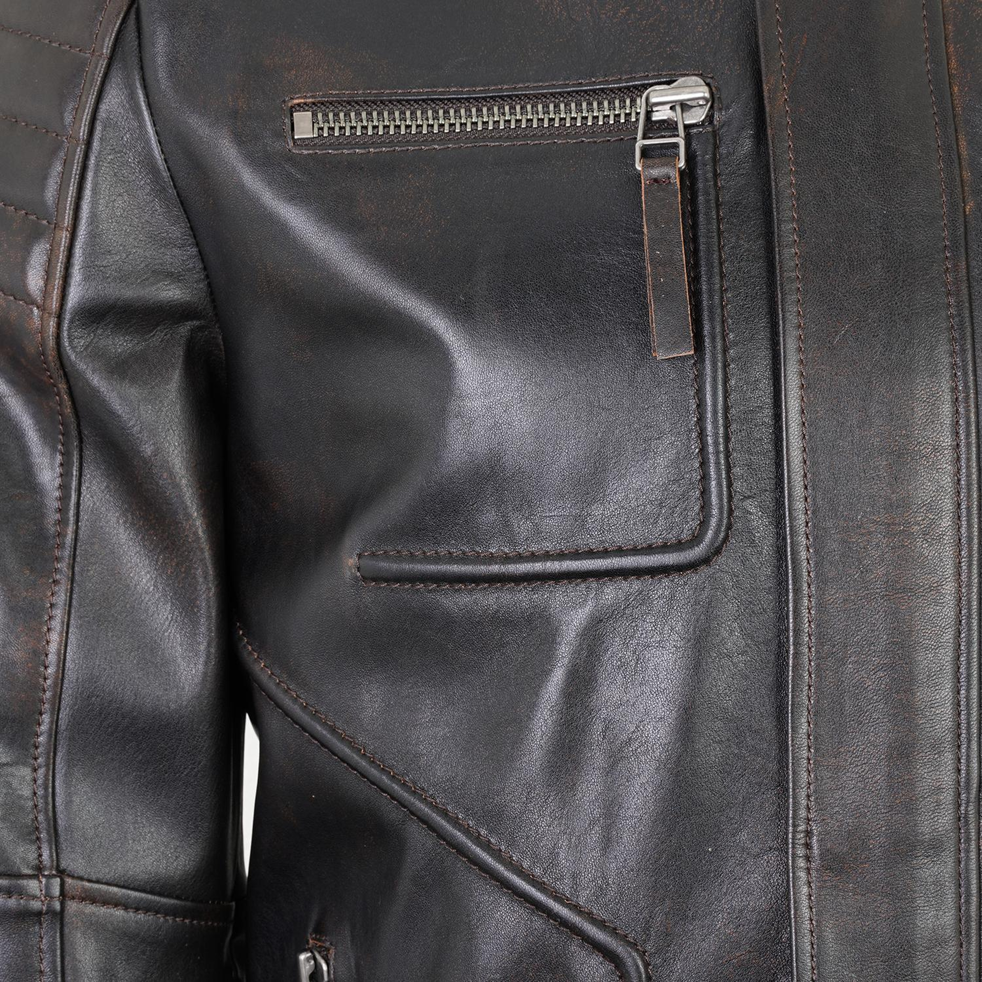 Nancy Vintage Erkek Deri Mont