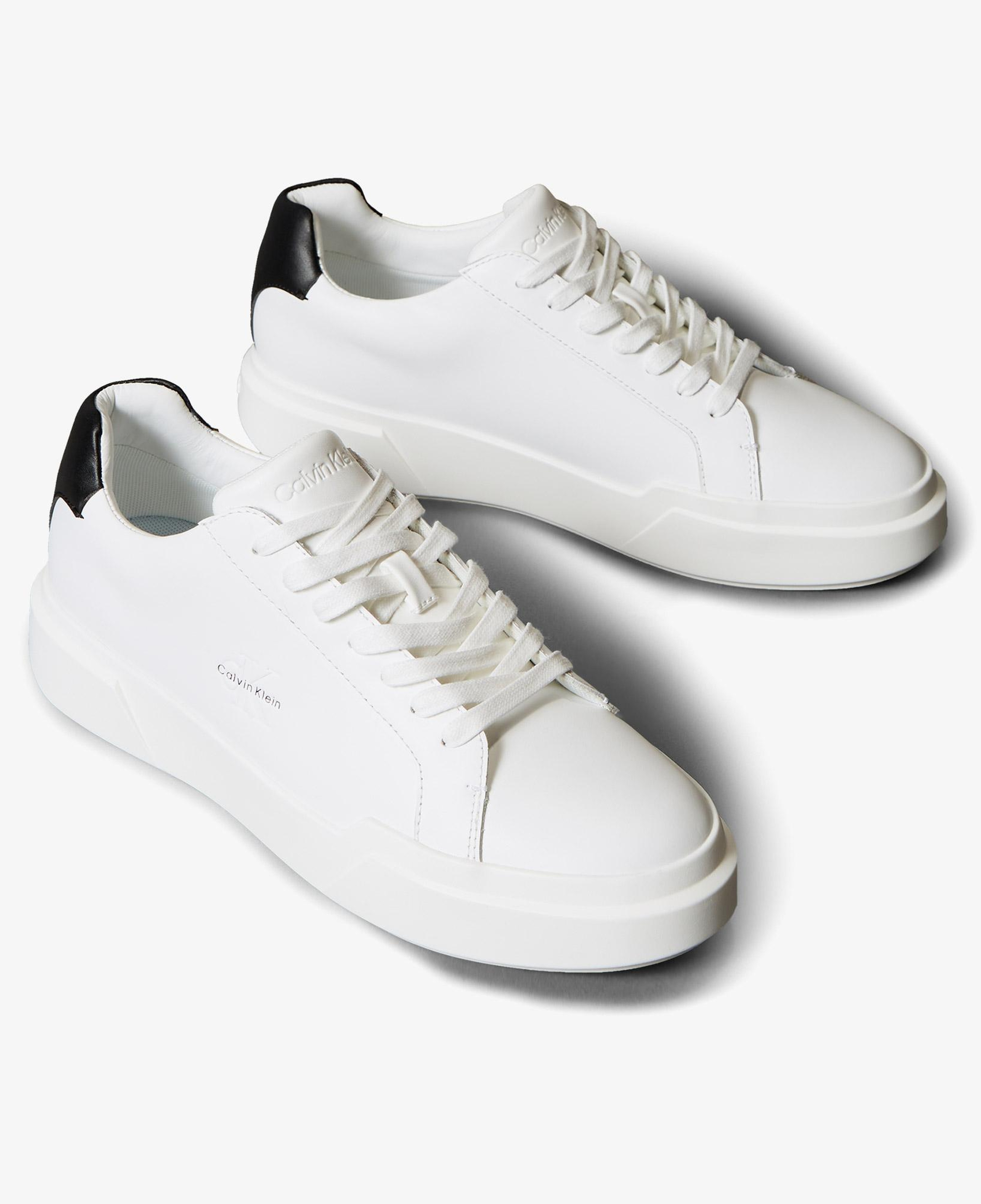 Calvin Klein Chunky Cupsole Lace Up Erkek Beyaz Sneaker