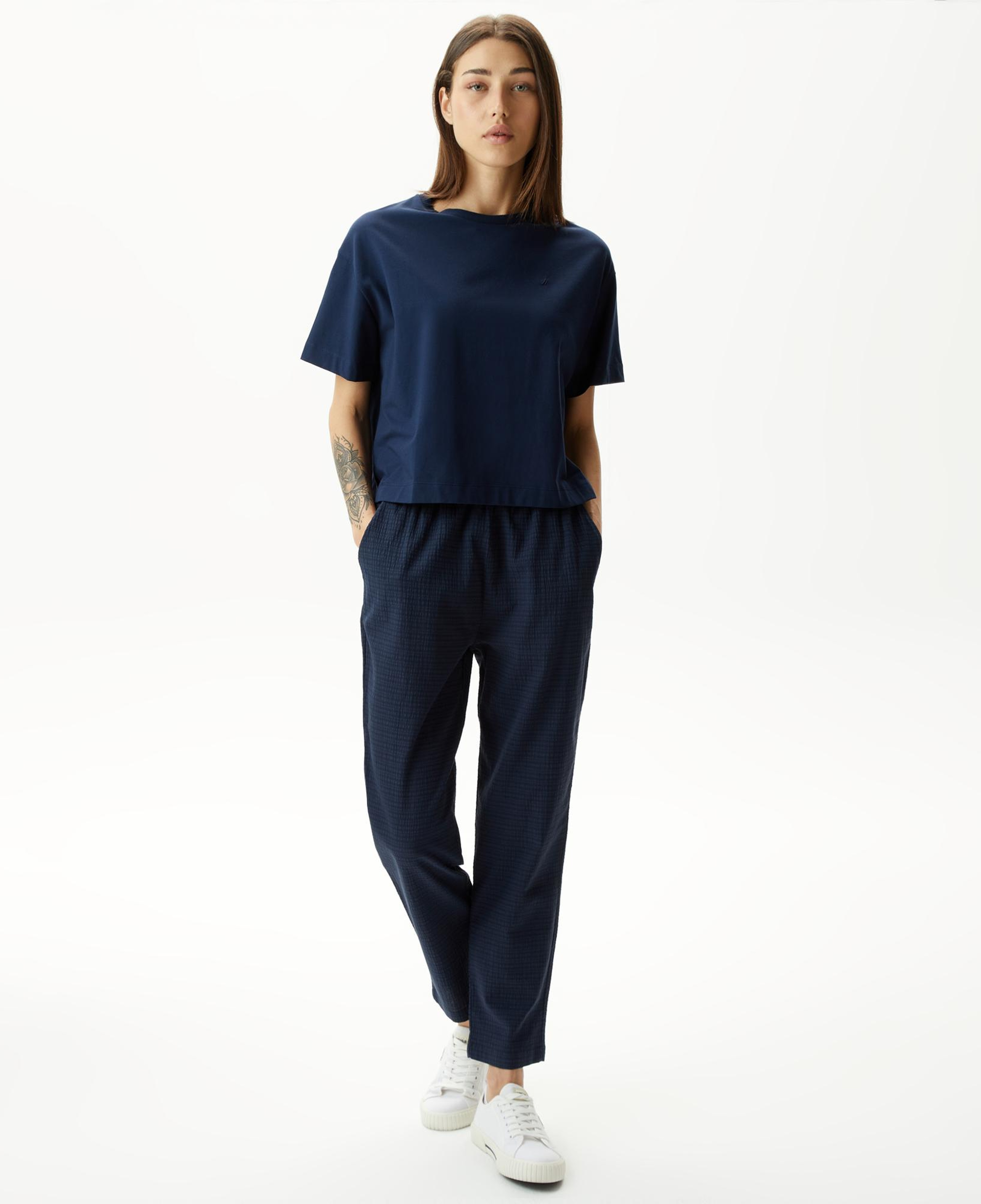 Nautica Kadın Lacivert Relaxed Fit Pantolon