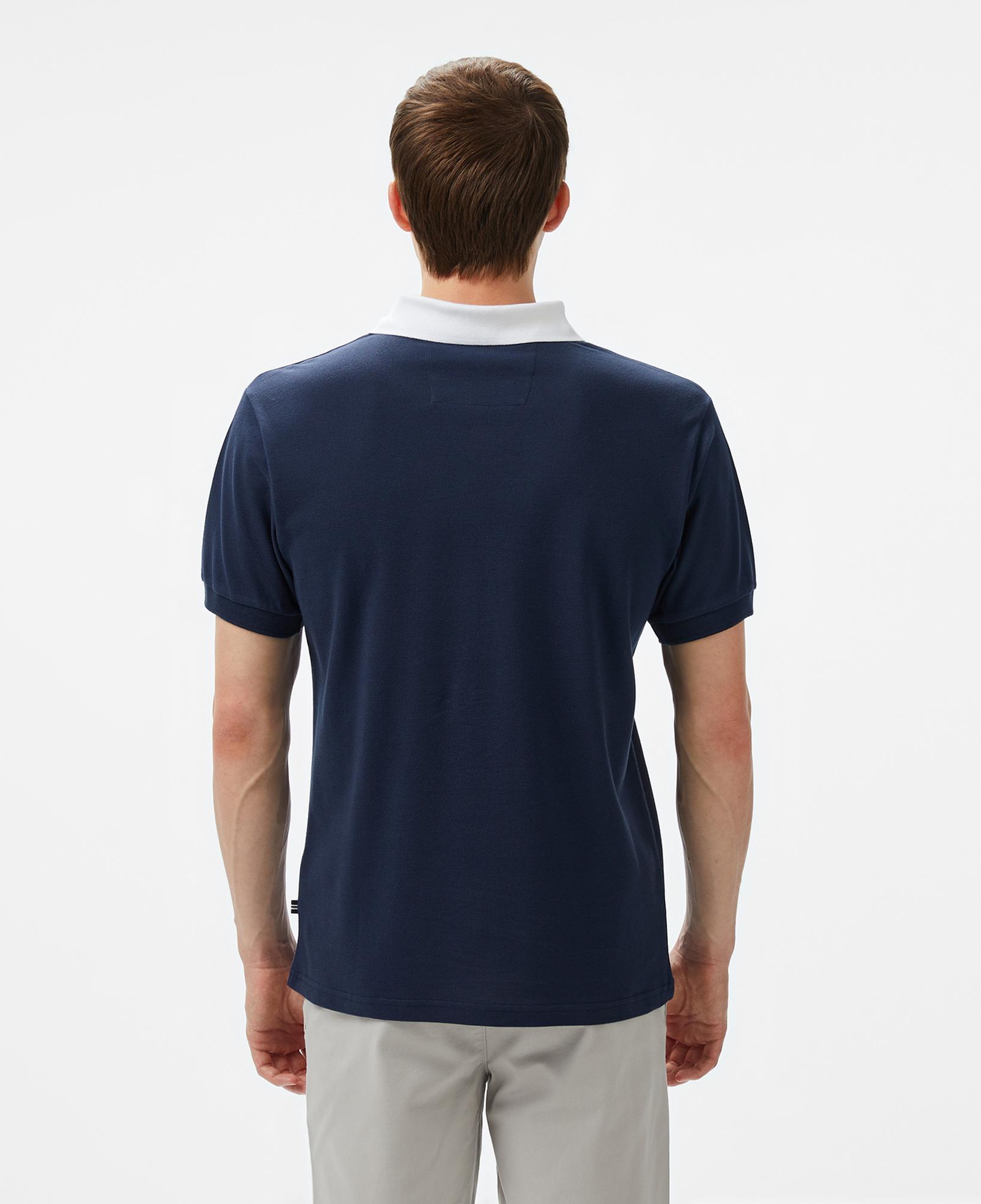 Nautica Erkek Lacivert Classic Fit Polo Yaka T-Shirt