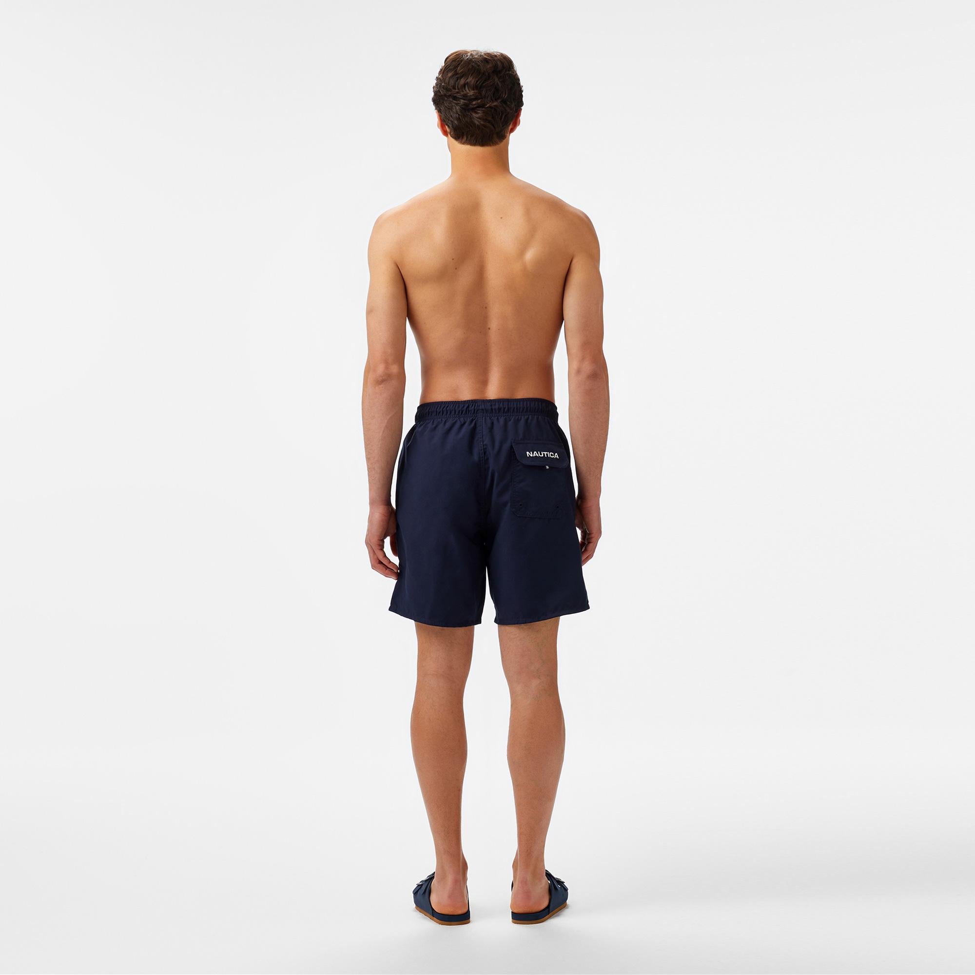 Nautica Erkek Lacivert Regular Fit Deniz Şortu