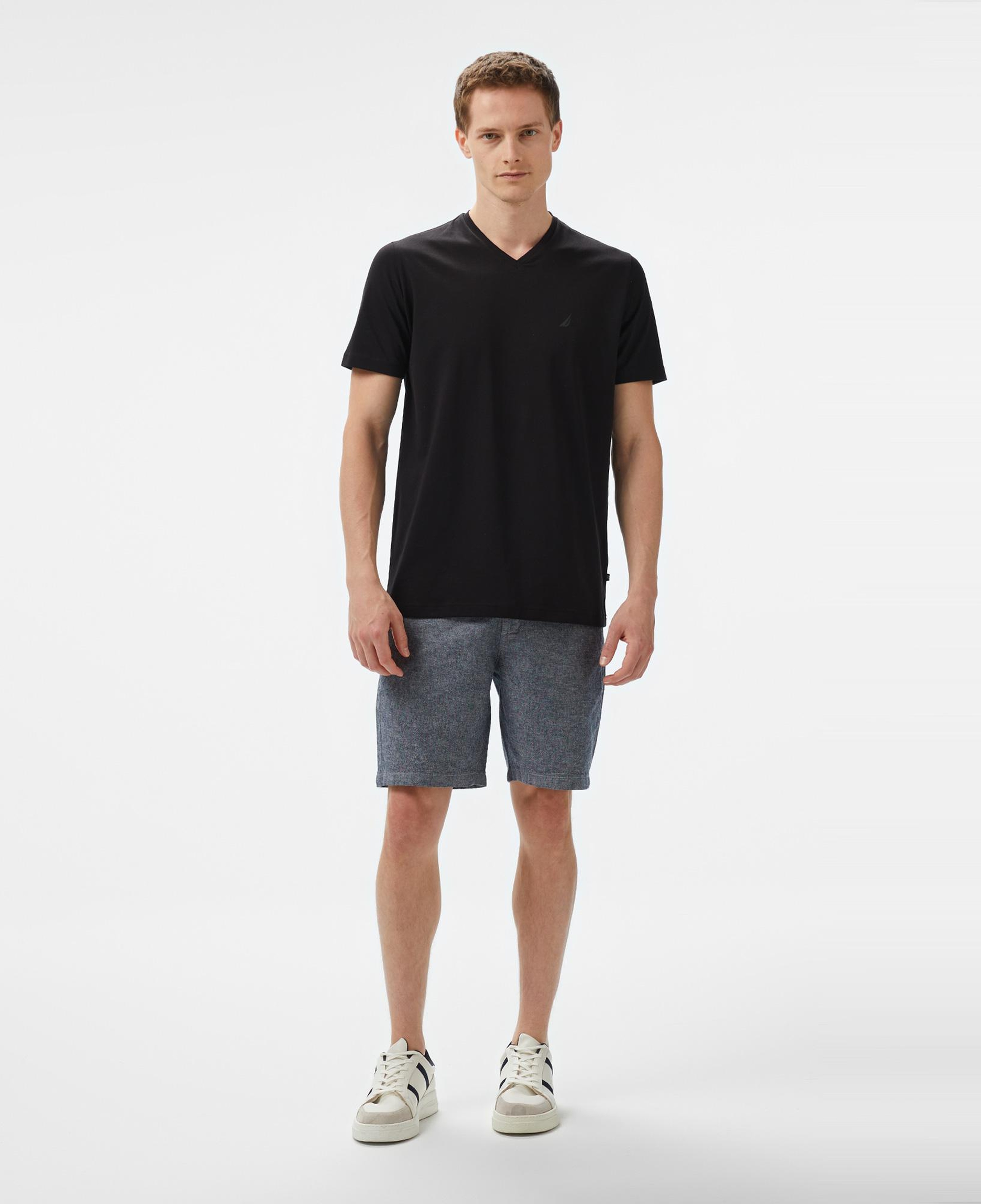 Nautica Erkek Siyah Regular Fit T-Shirt