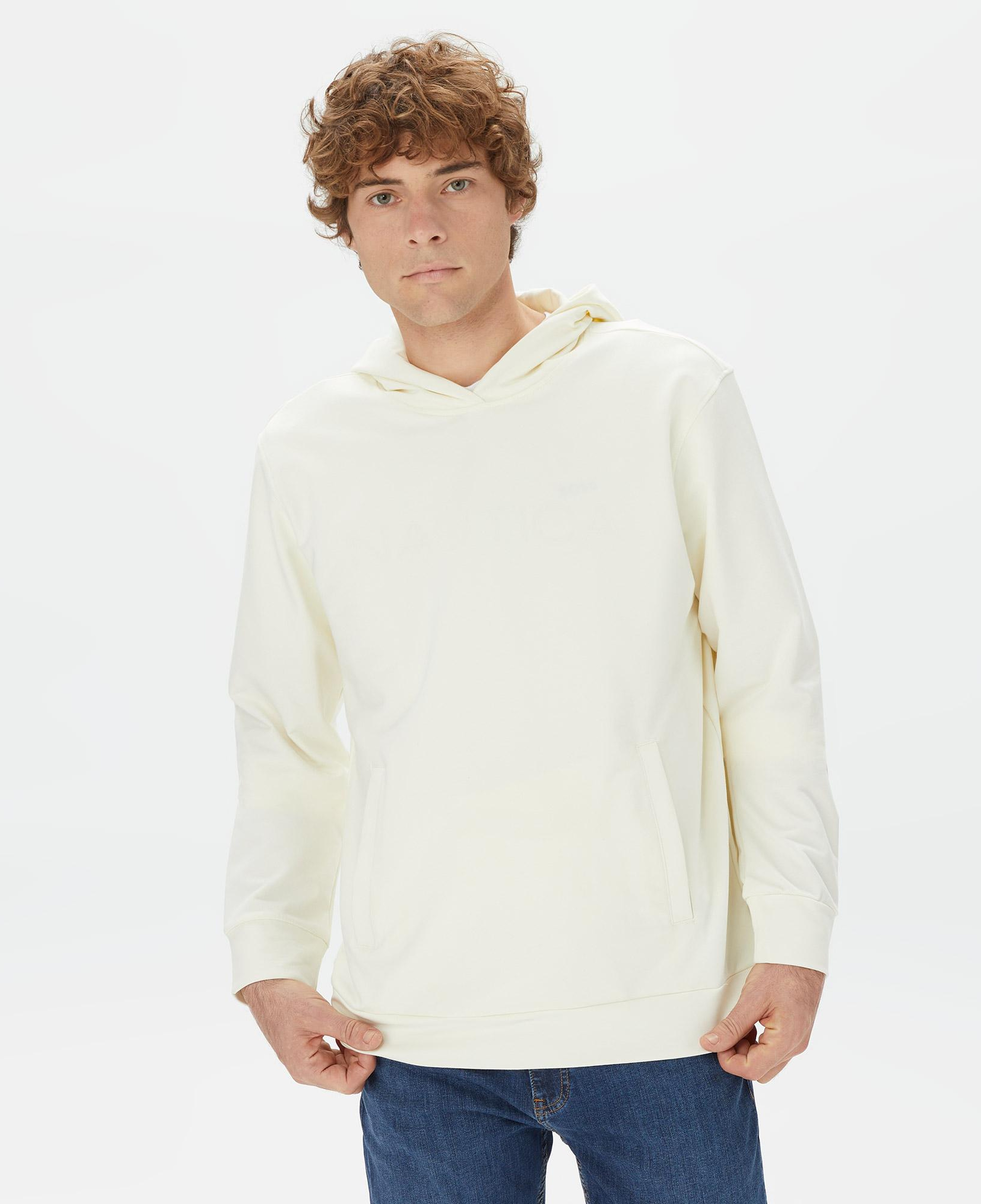 Nautica Erkek Krem Rengi Standart Fit Sweatshirt