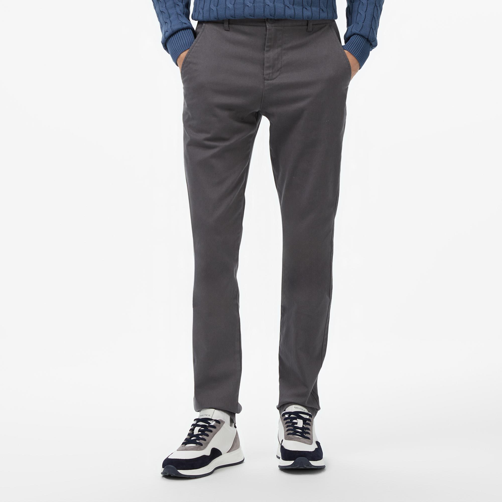Nautica Erkek Gri Slim Fit Pantolon
