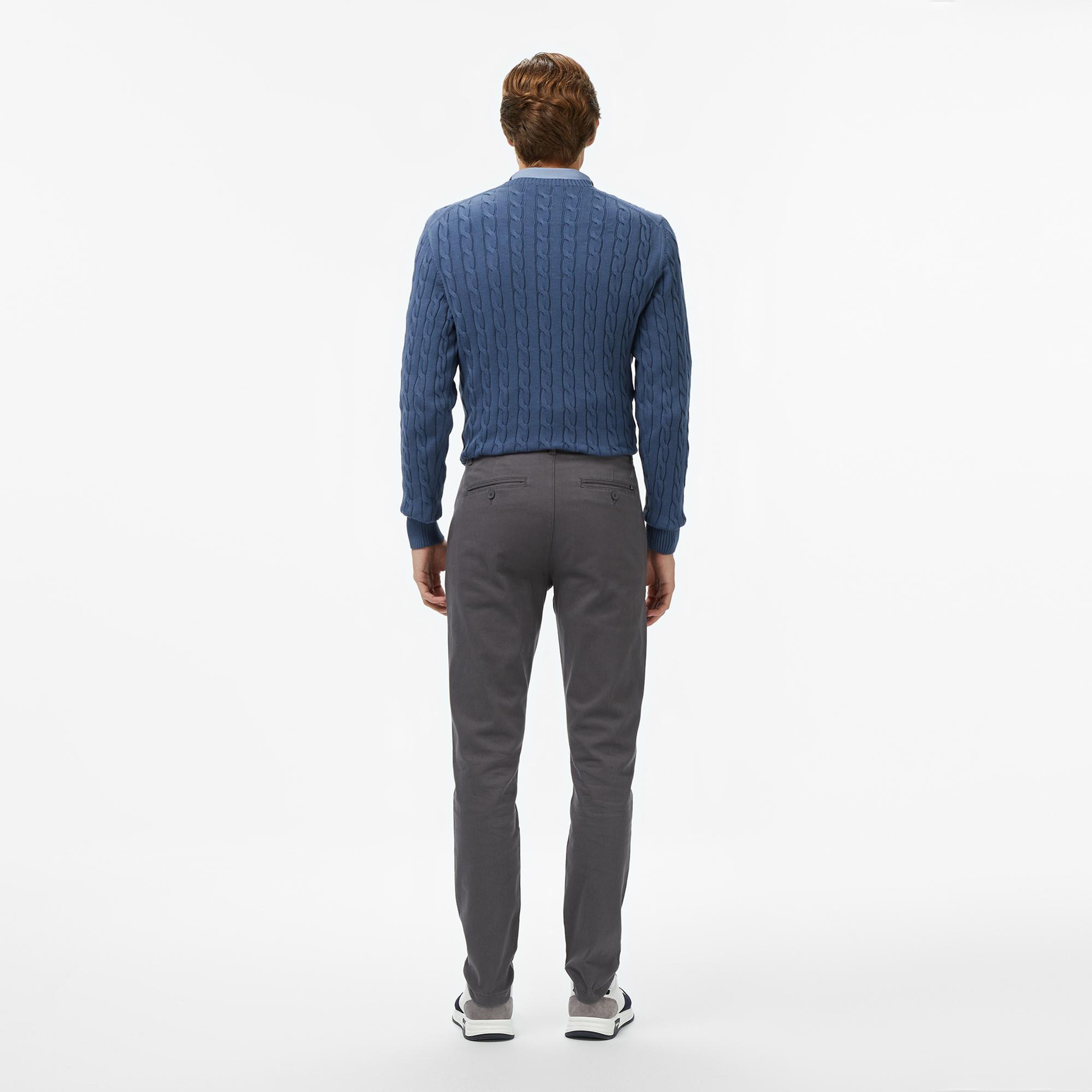 Nautica Erkek Gri Slim Fit Pantolon