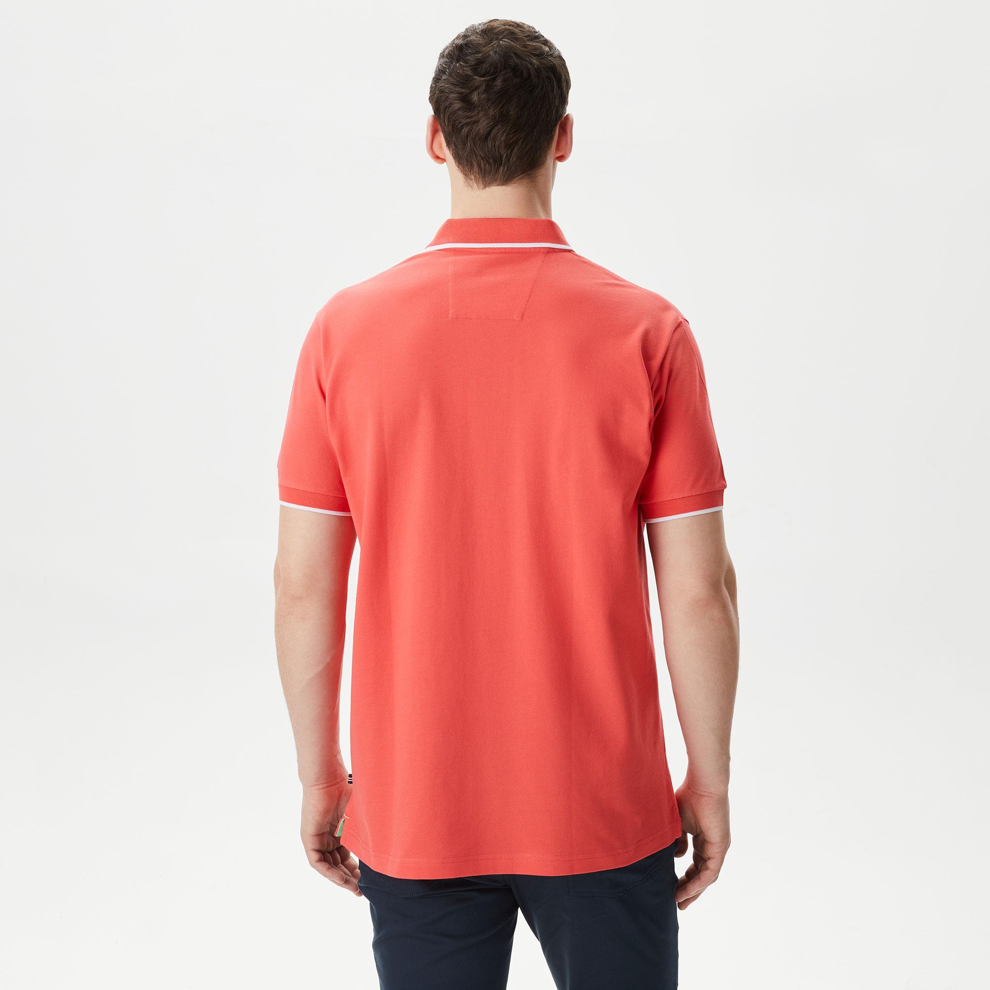 Nautica Erkek Kırmızı Classic Fit Polo Yaka T-Shirt