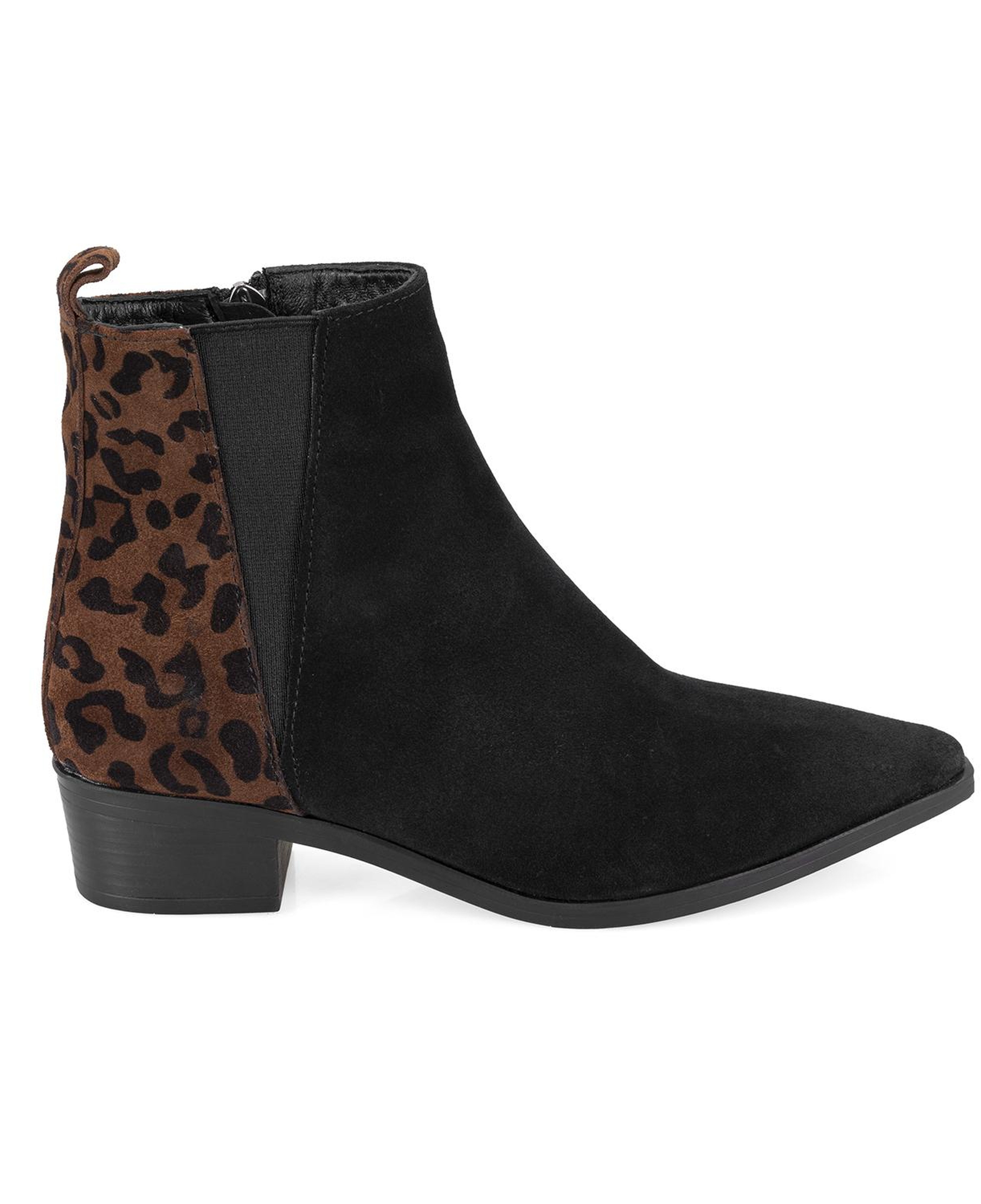 Mena Siyah Kadın Deri Bot