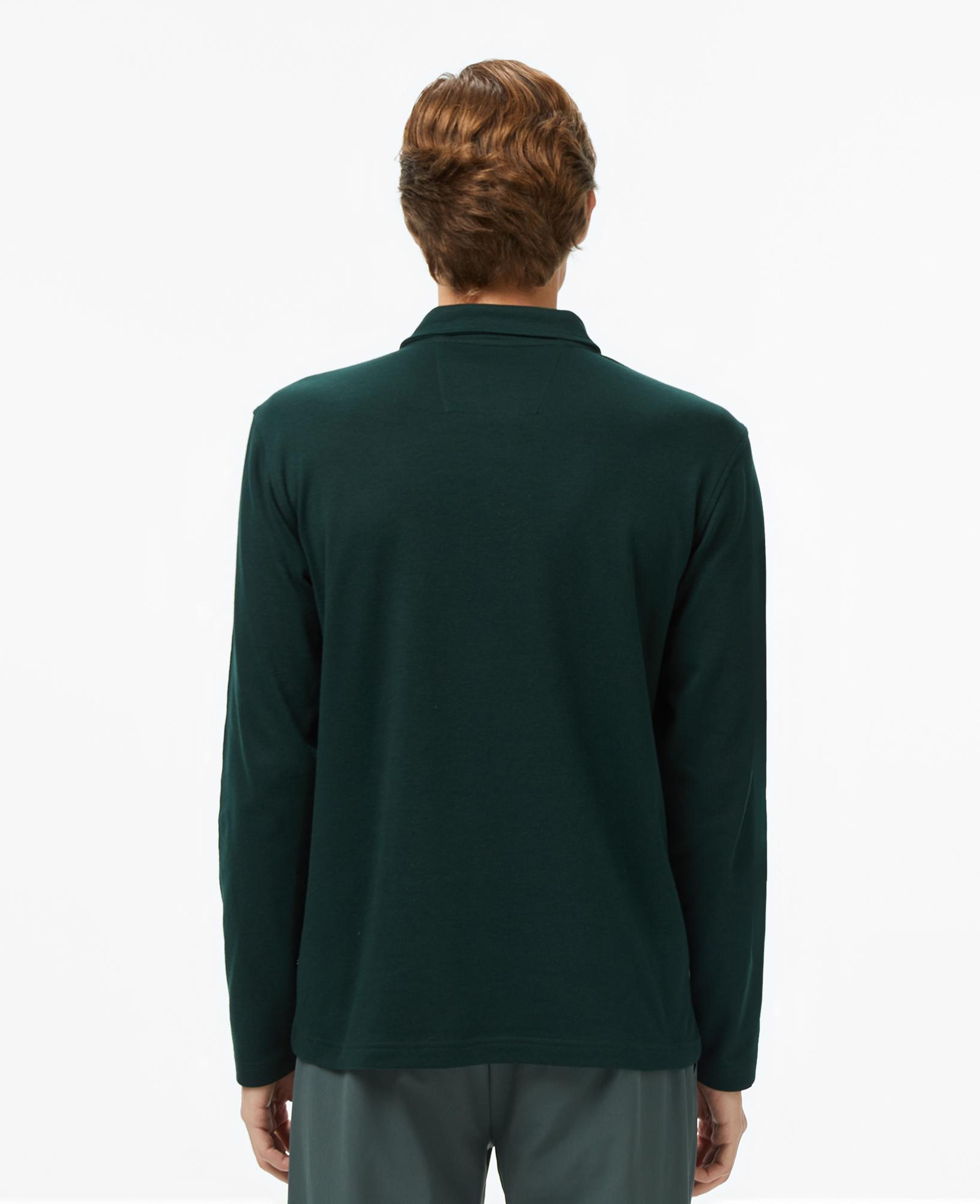 Nautica Erkek Yeşil Classic Fit Uzun Kollu Polo Yaka T-Shirt