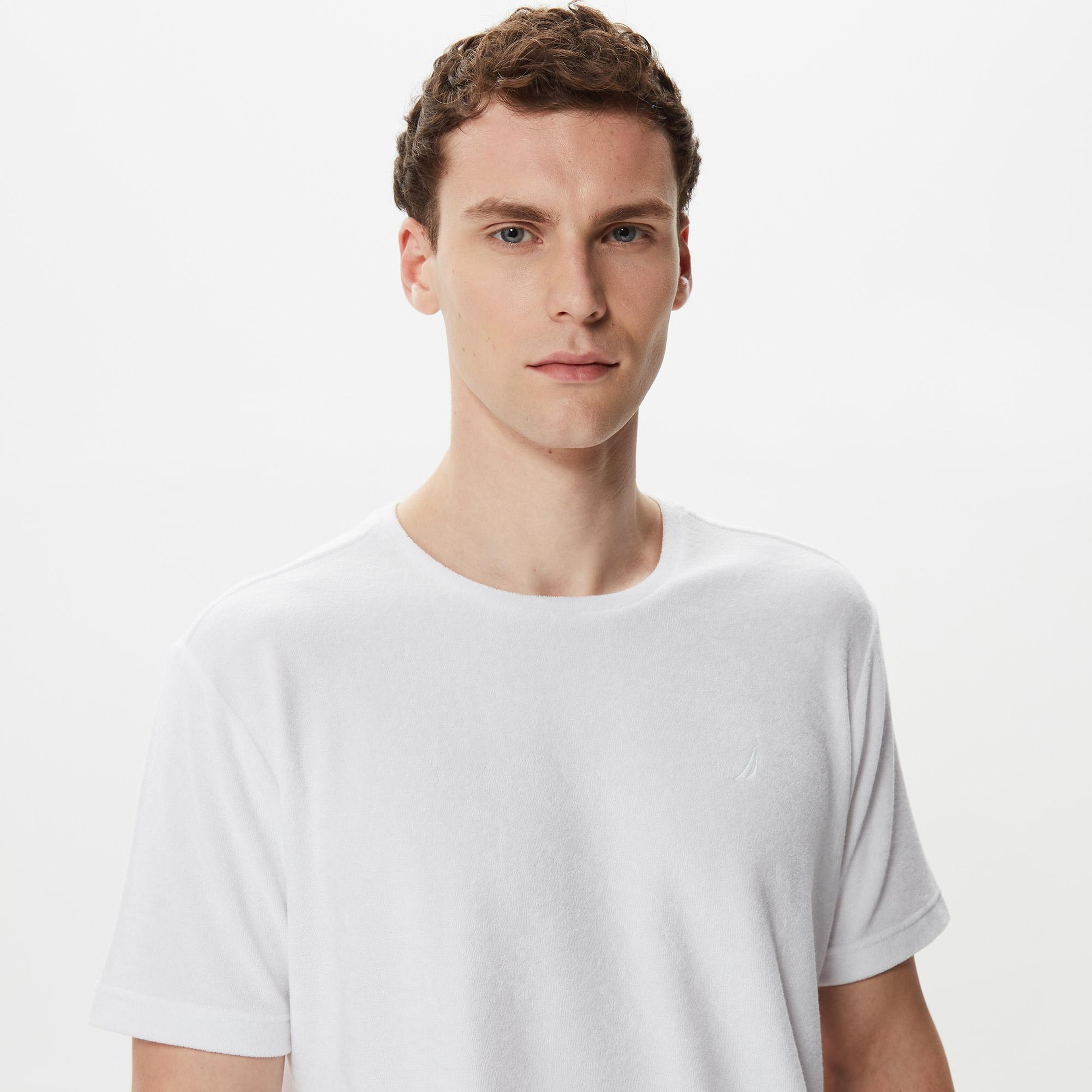 Nautica Erkek Beyaz T-Shirt
