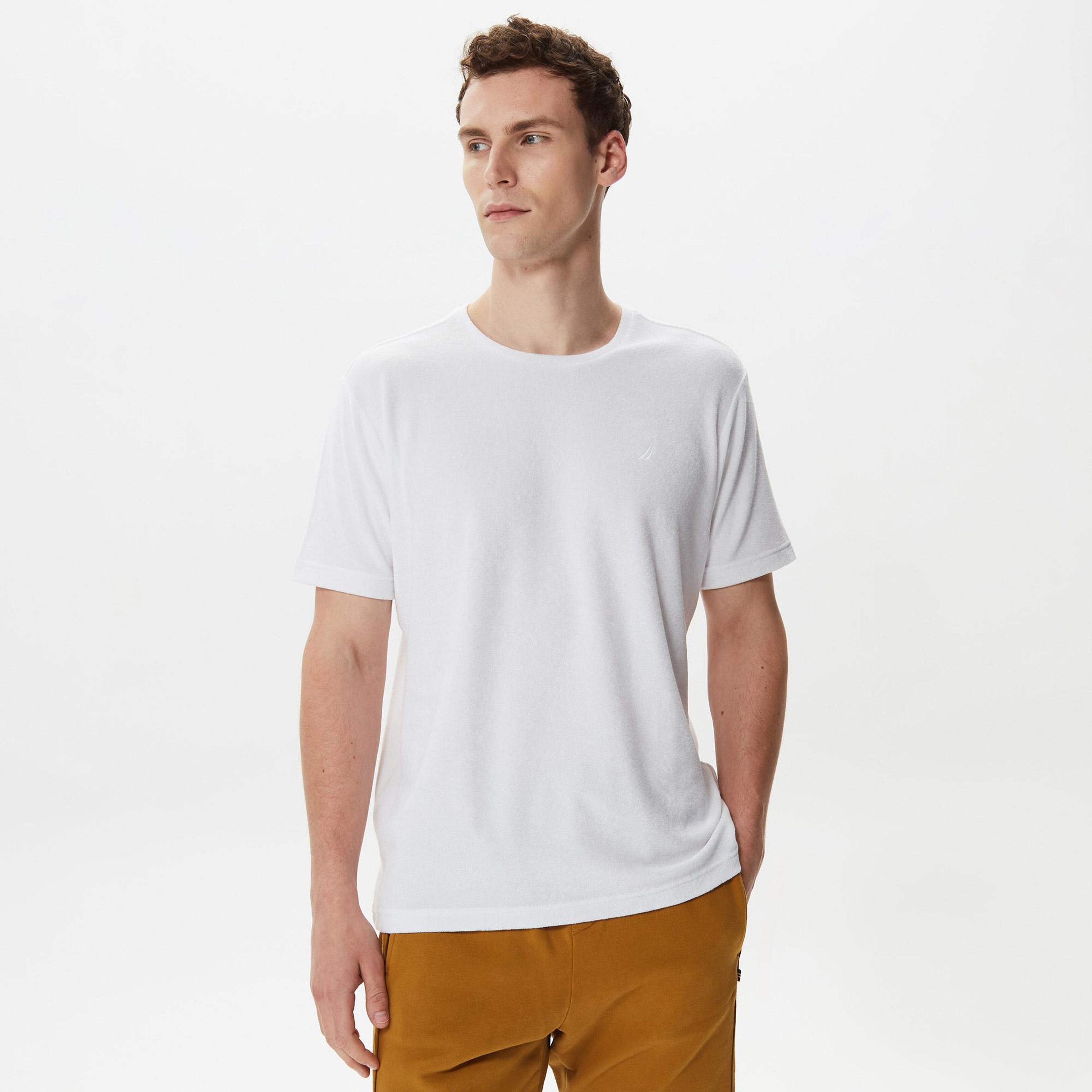 Nautica Erkek Beyaz T-Shirt
