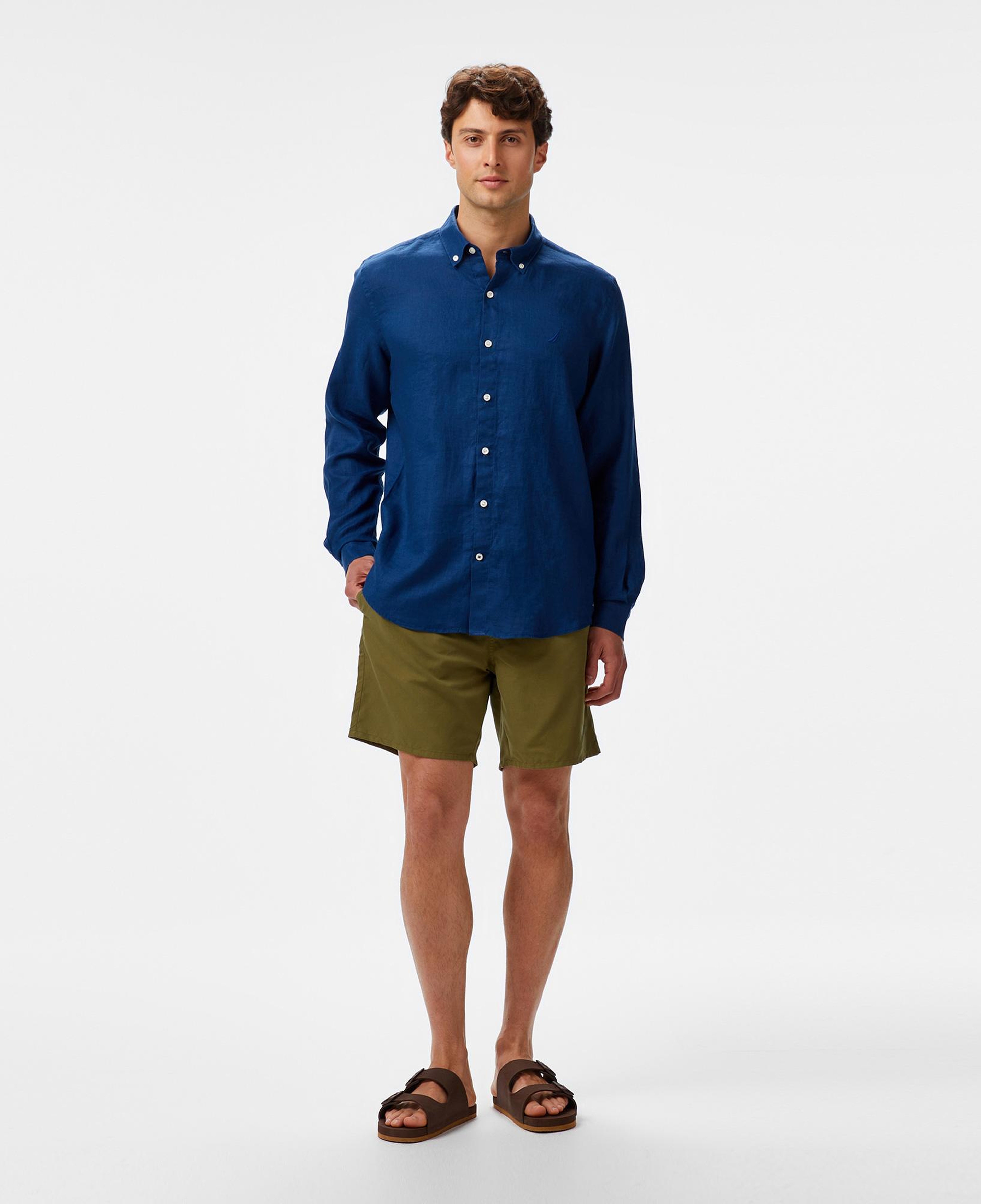 Nautica Erkek Haki Regular Fit Deniz Şortu