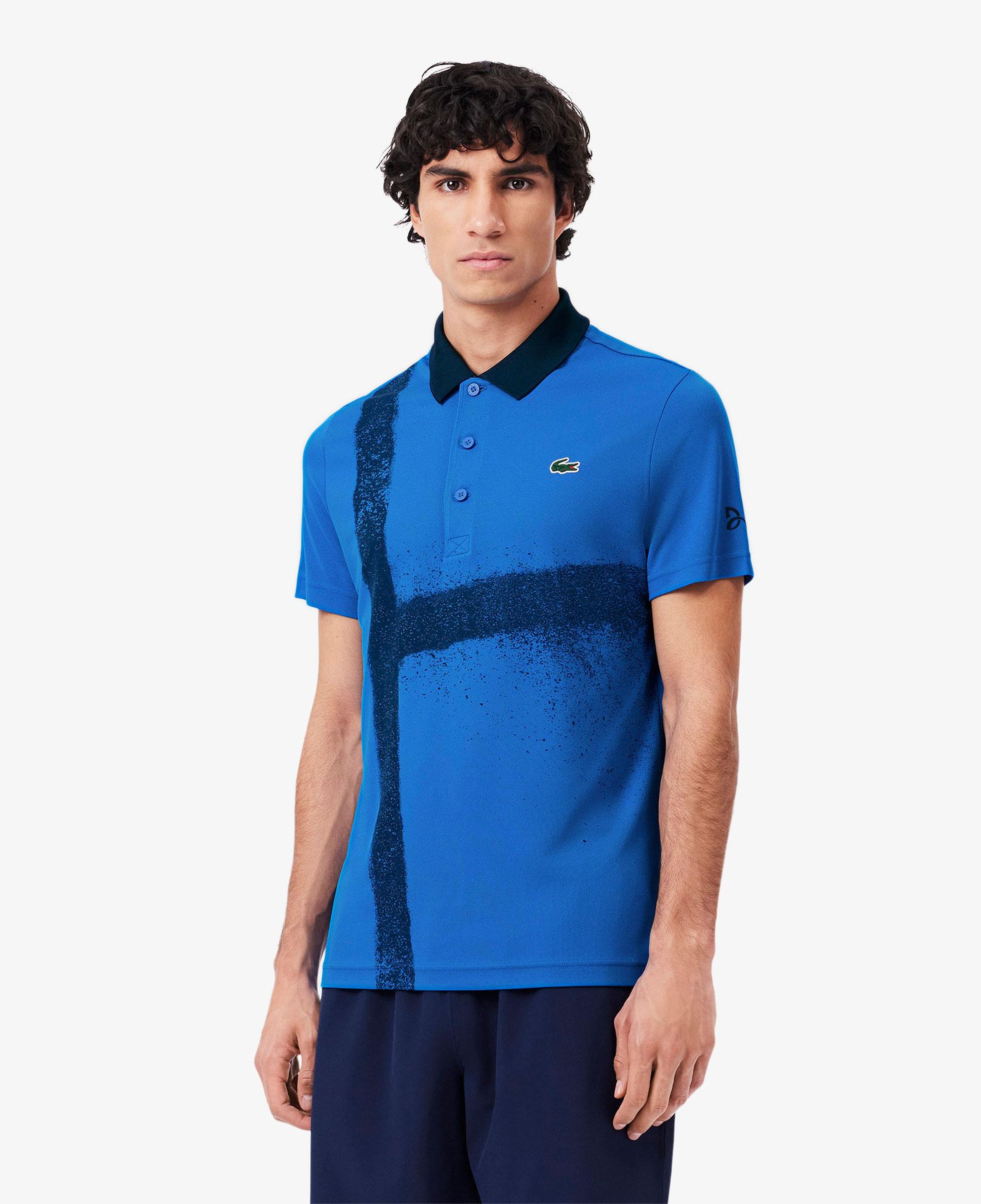Lacoste Sport X Novak Djokovic Erkek Regular Fit Baskılı Lacivert Polo