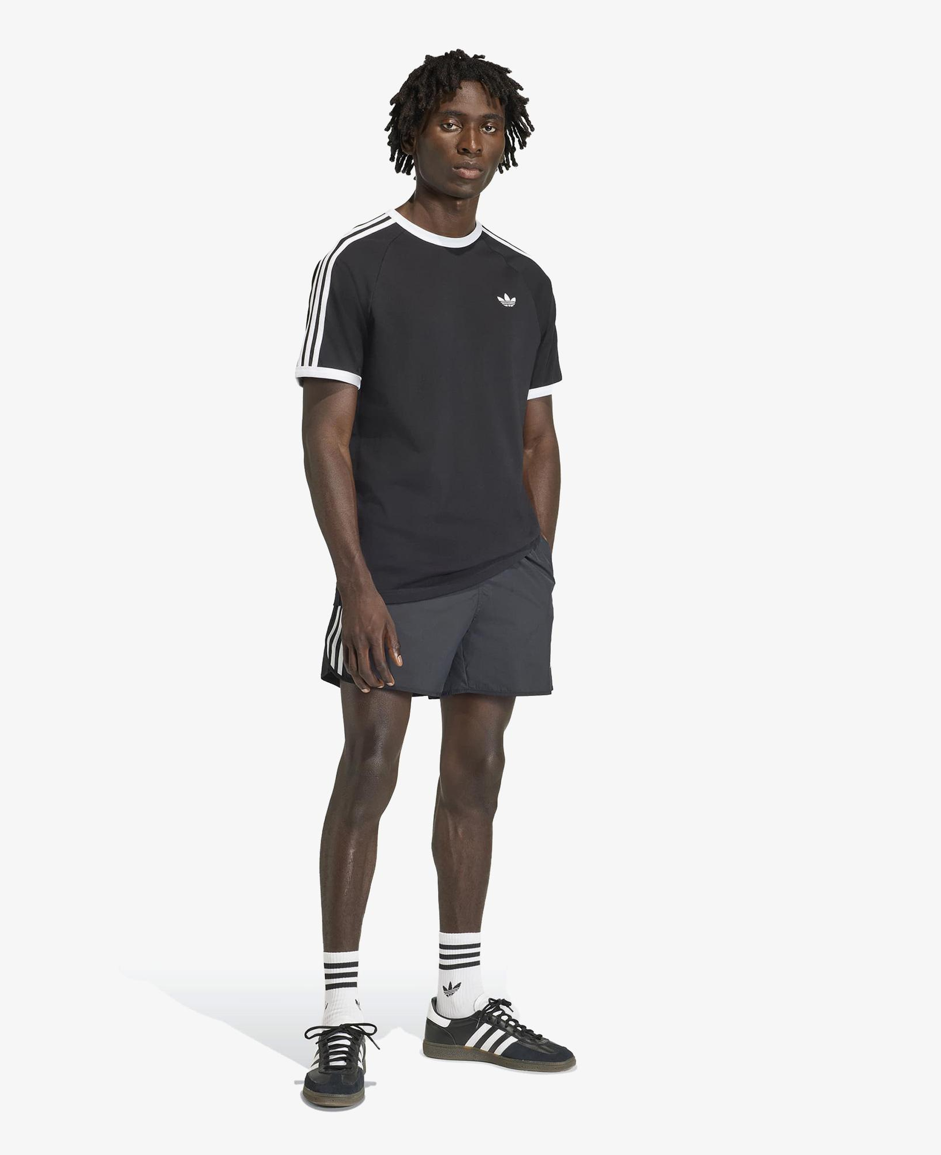 adidas 3-Stripes Erkek Siyah T-Shirt