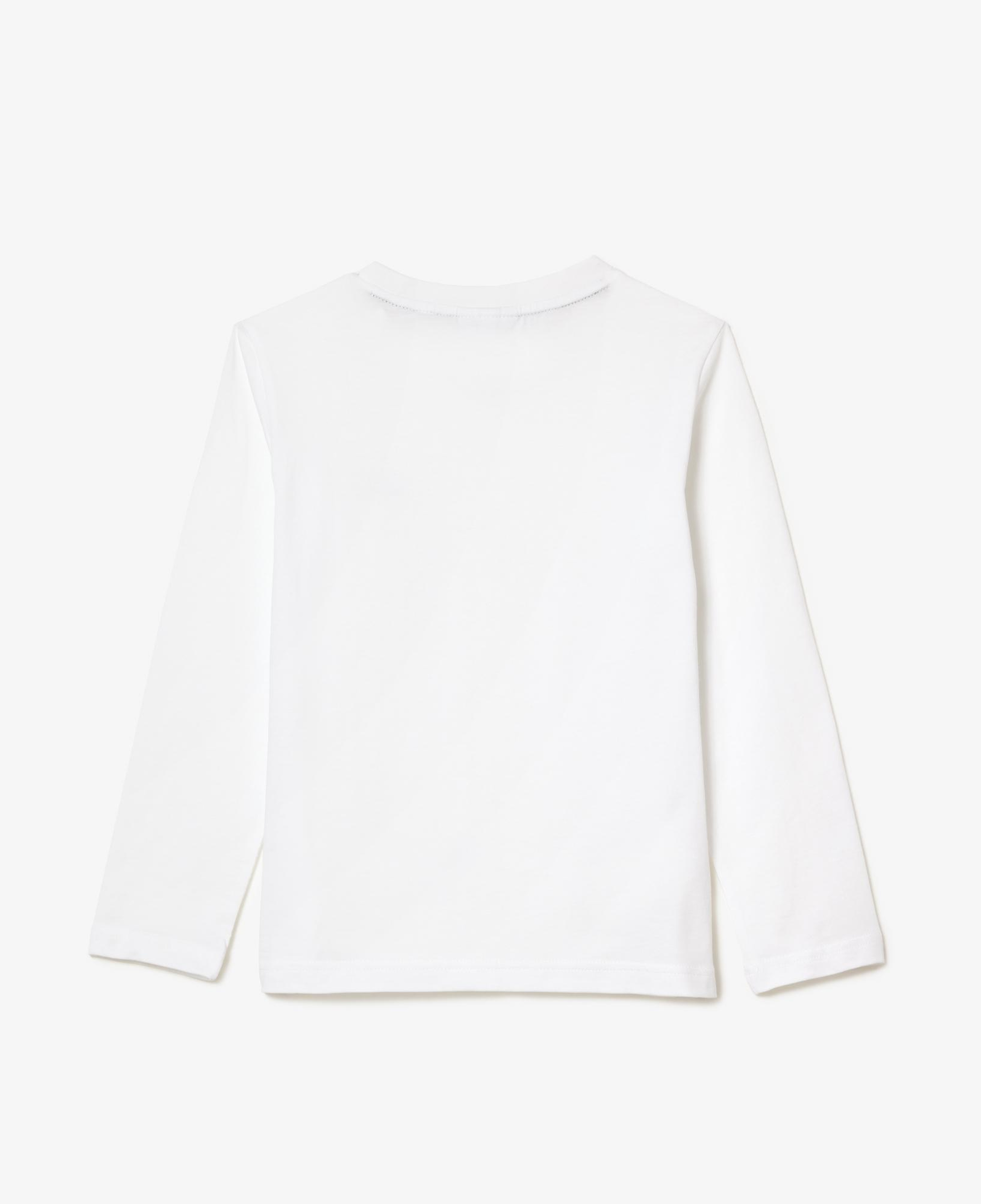 Lacoste Çocuk Uzun Kollu Bisiklet Yaka Beyaz T-Shirt