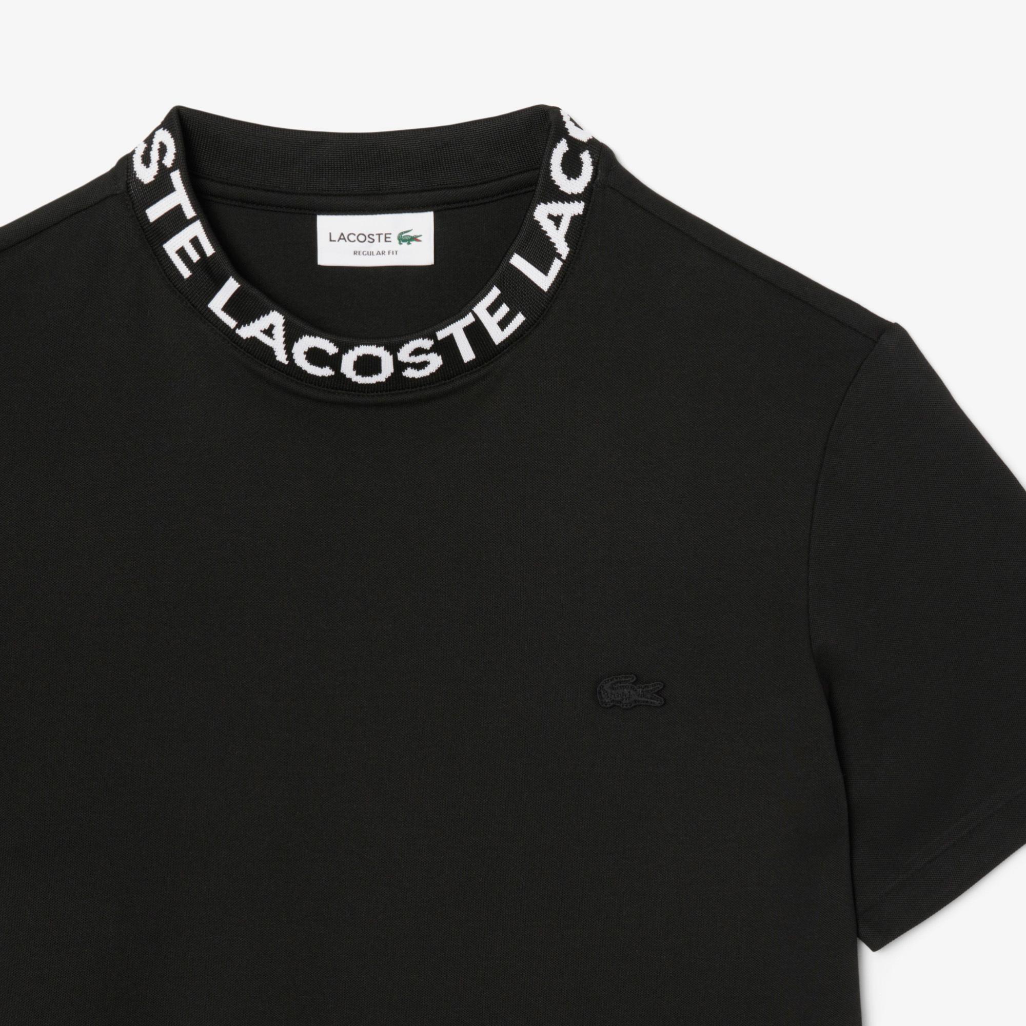 Lacoste Erkek Regular Fit Bisiklet Yaka Siyah T-Shirt
