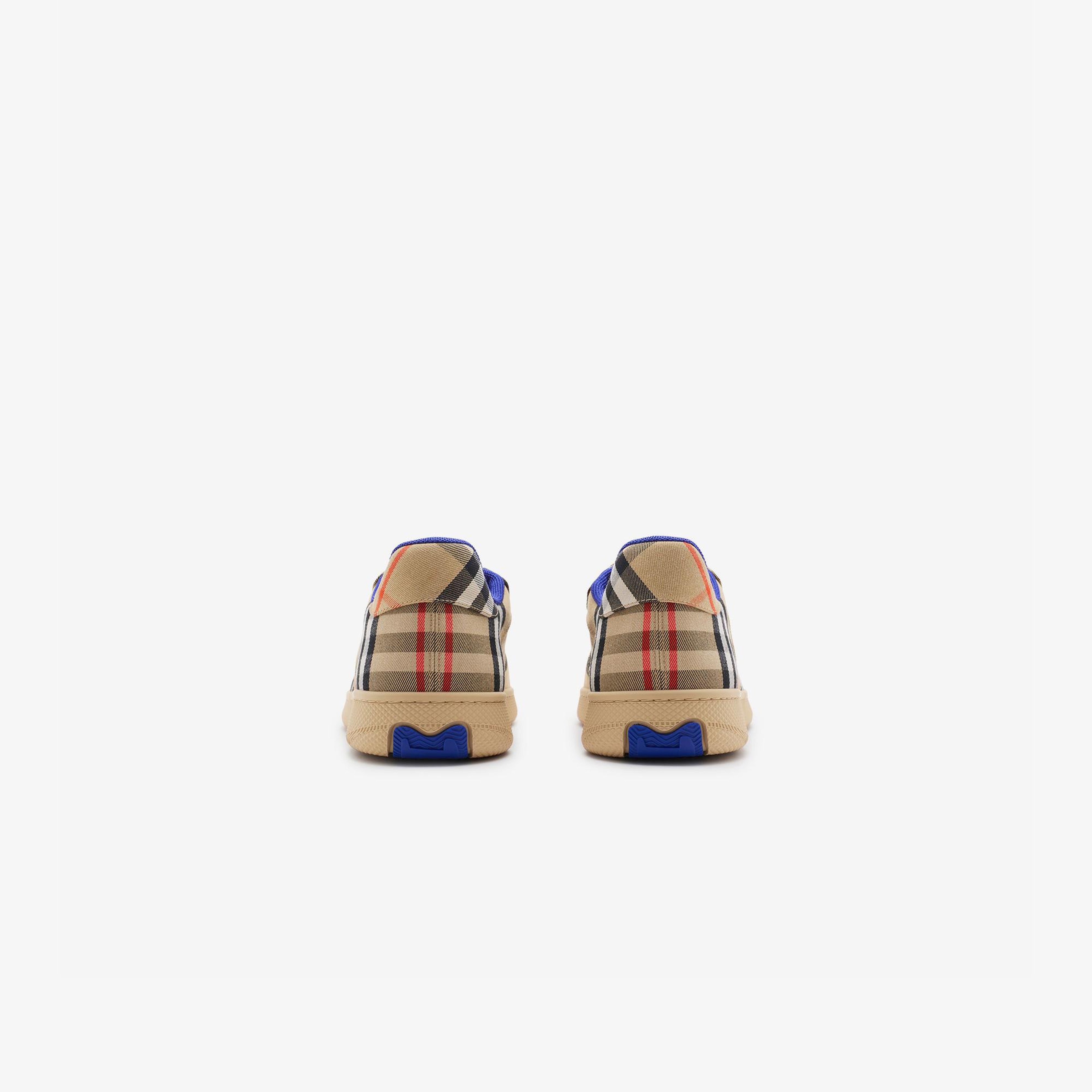 Burberry Check Terrace Erkek Bej Sneaker