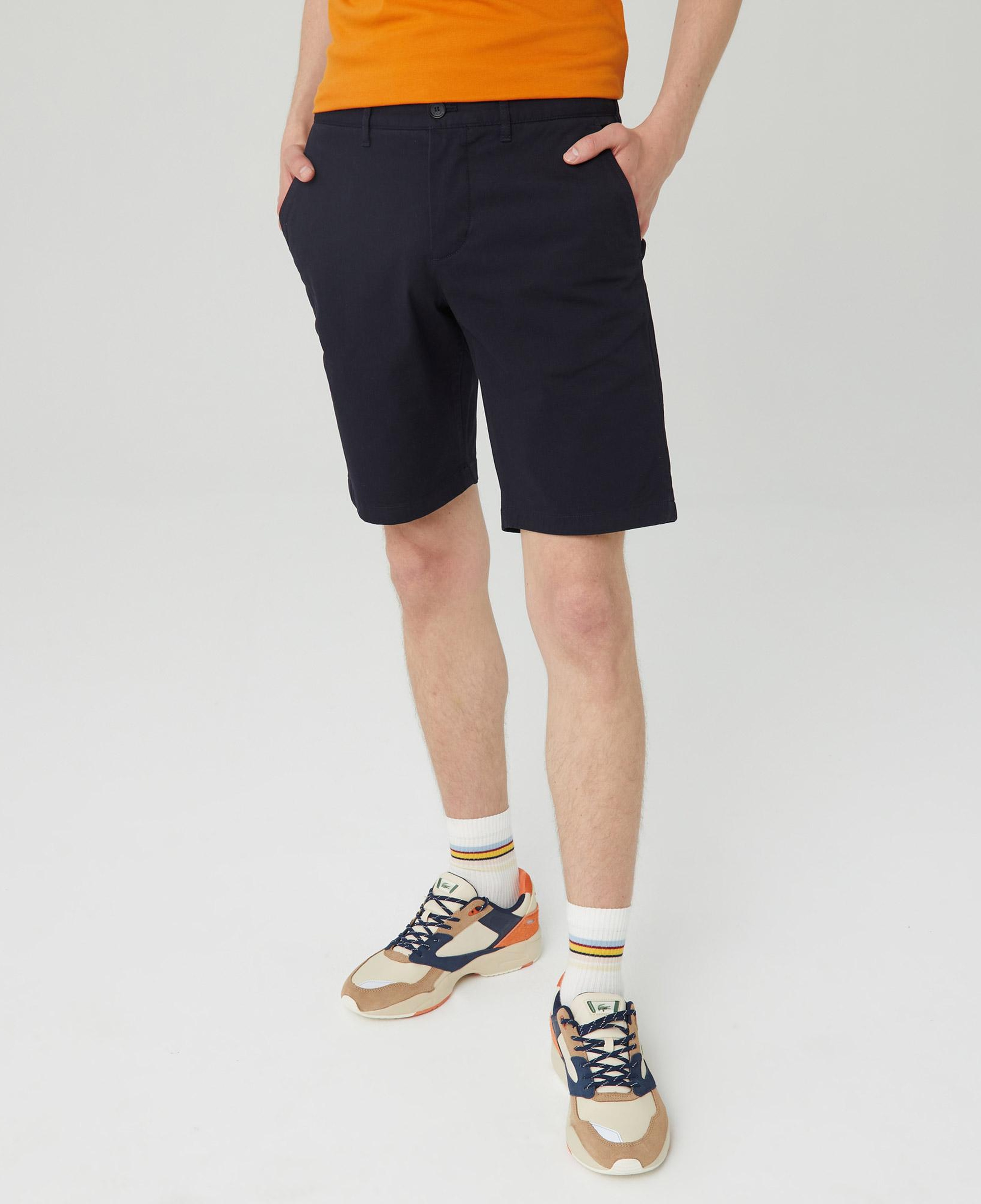 Erkek Slim Fit Lacivert Bermuda Şort