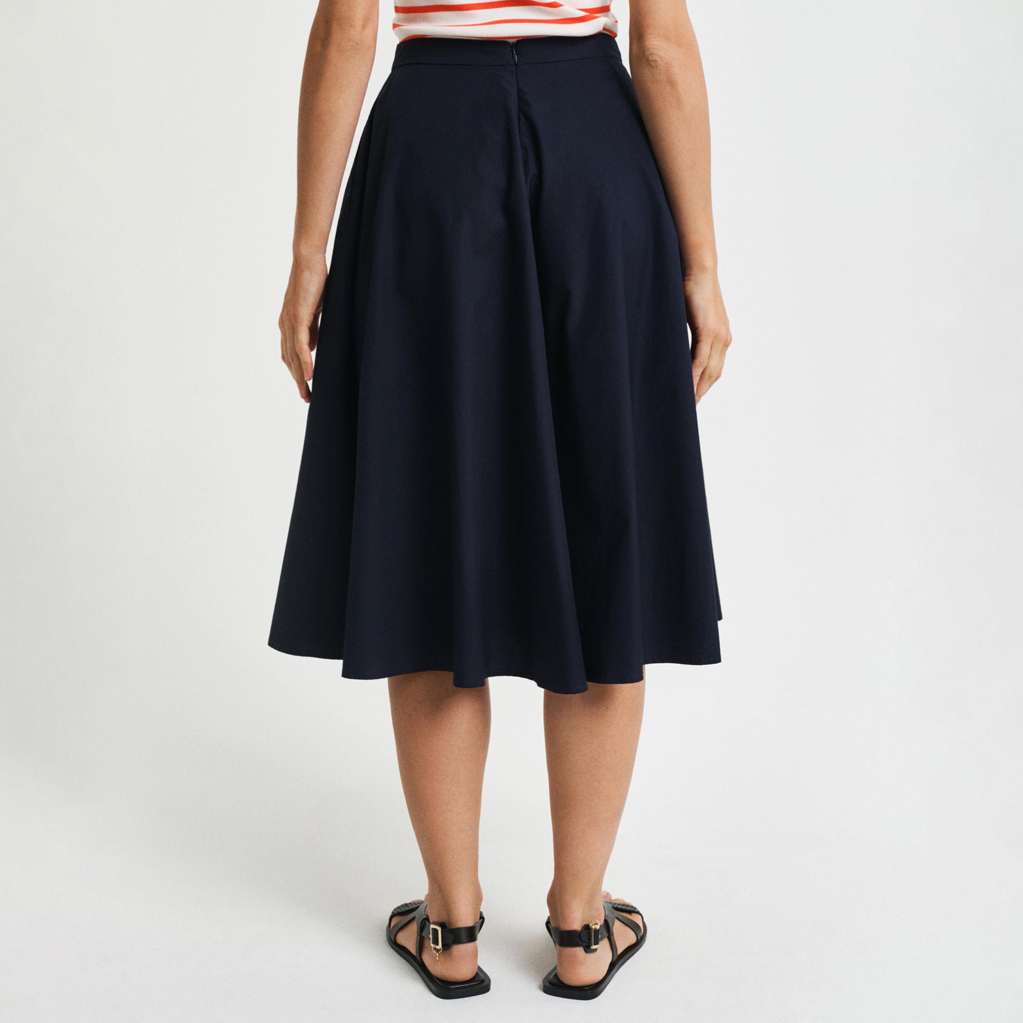 GANT Kadın Lacivert Loose Fit Etek