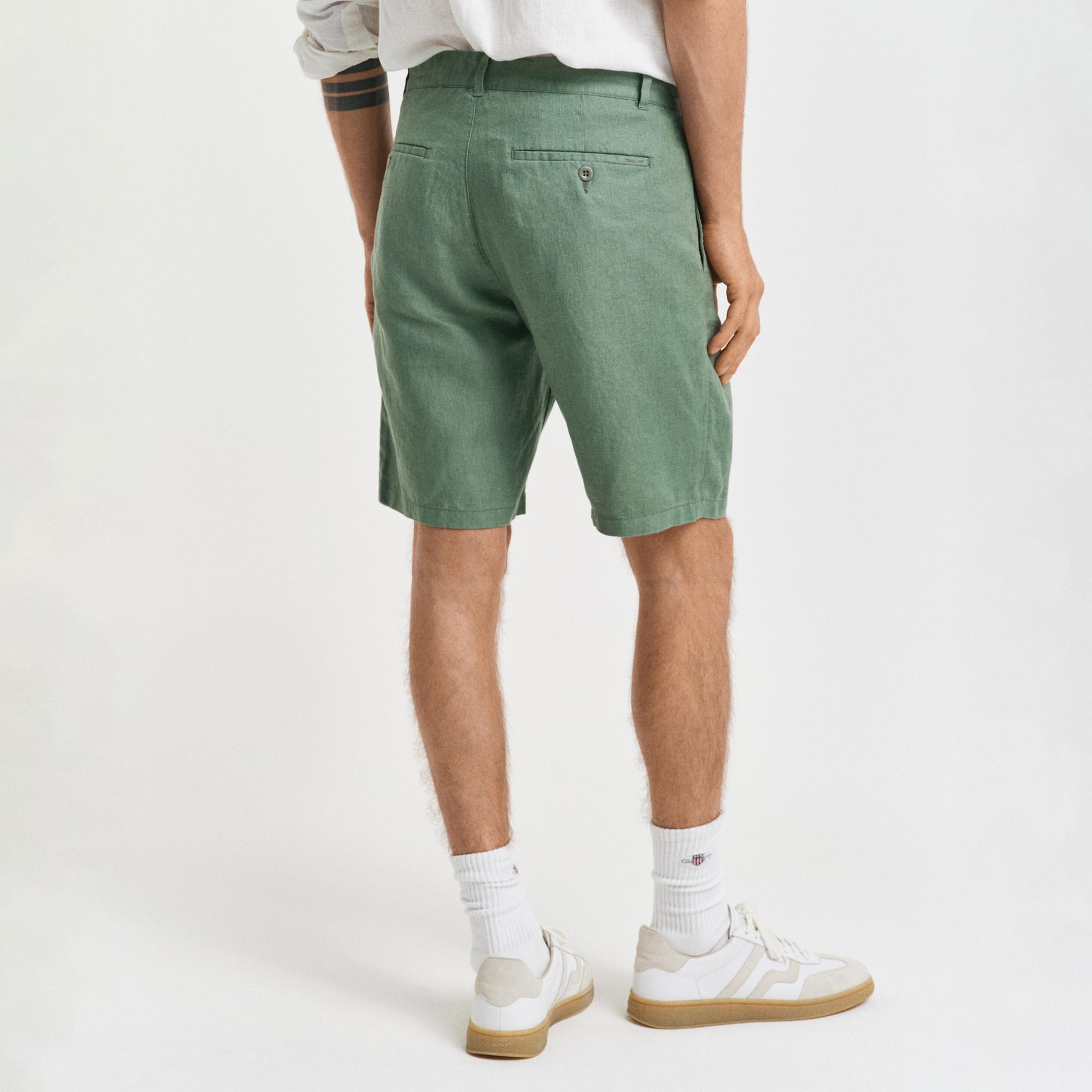 GANT Erkek Yeşil Relaxed Fit Şort