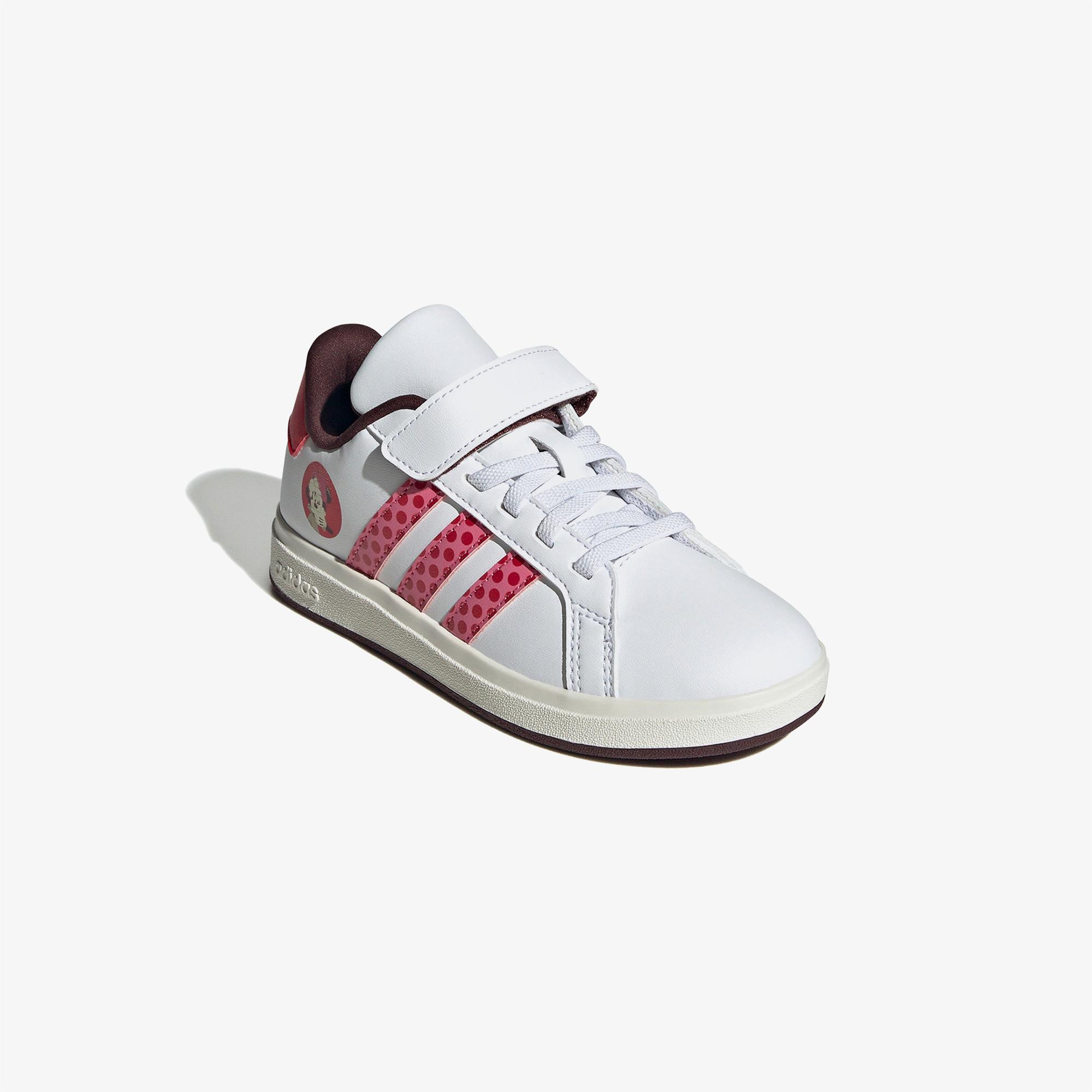 adidas Disney Minnie Mouse Grand Court 2.0 Çocuk Beyaz Günlük Spor Ayakkabı