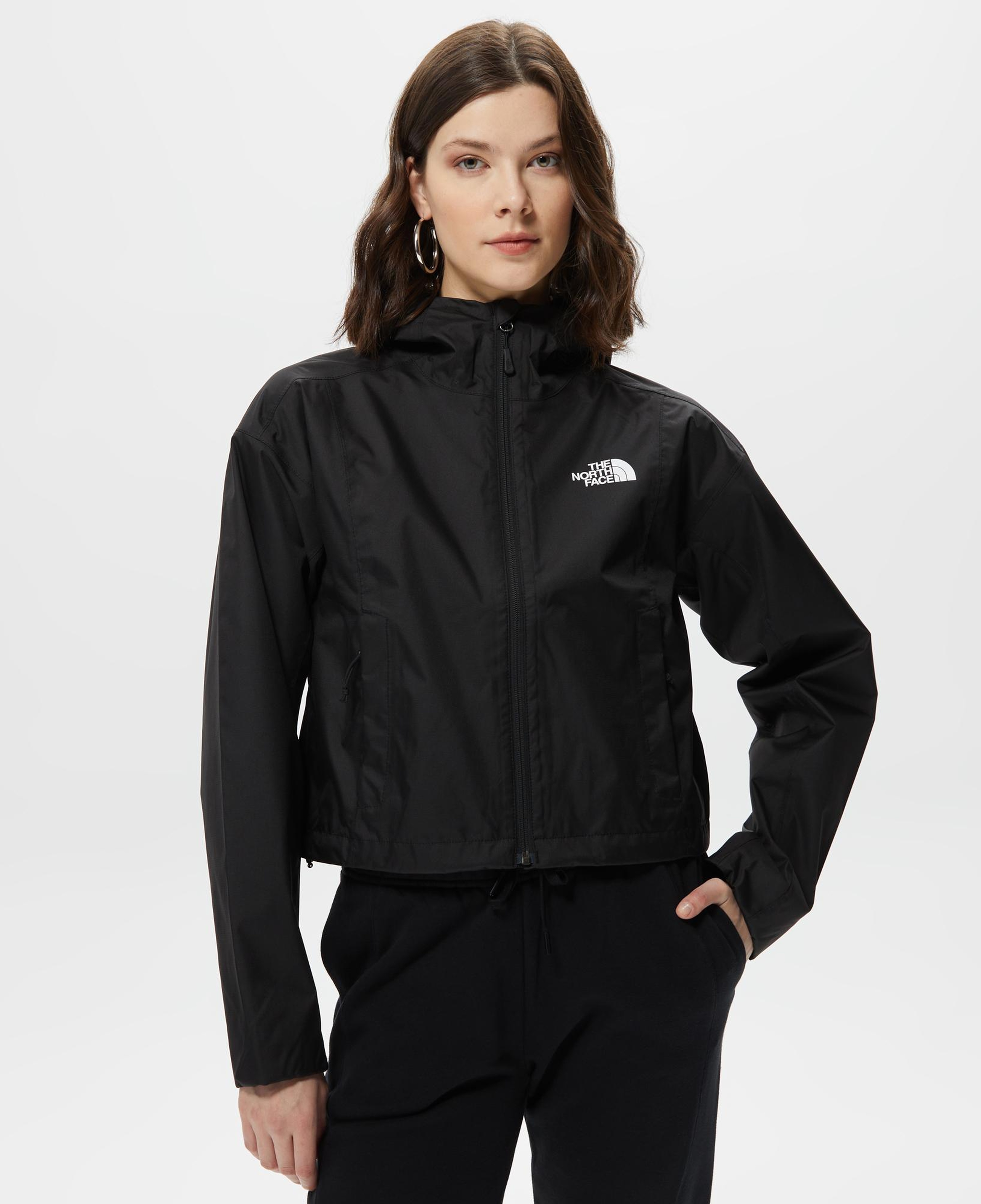 The North Face Cropped Quest Kadın Siyah Outdoor Ceket