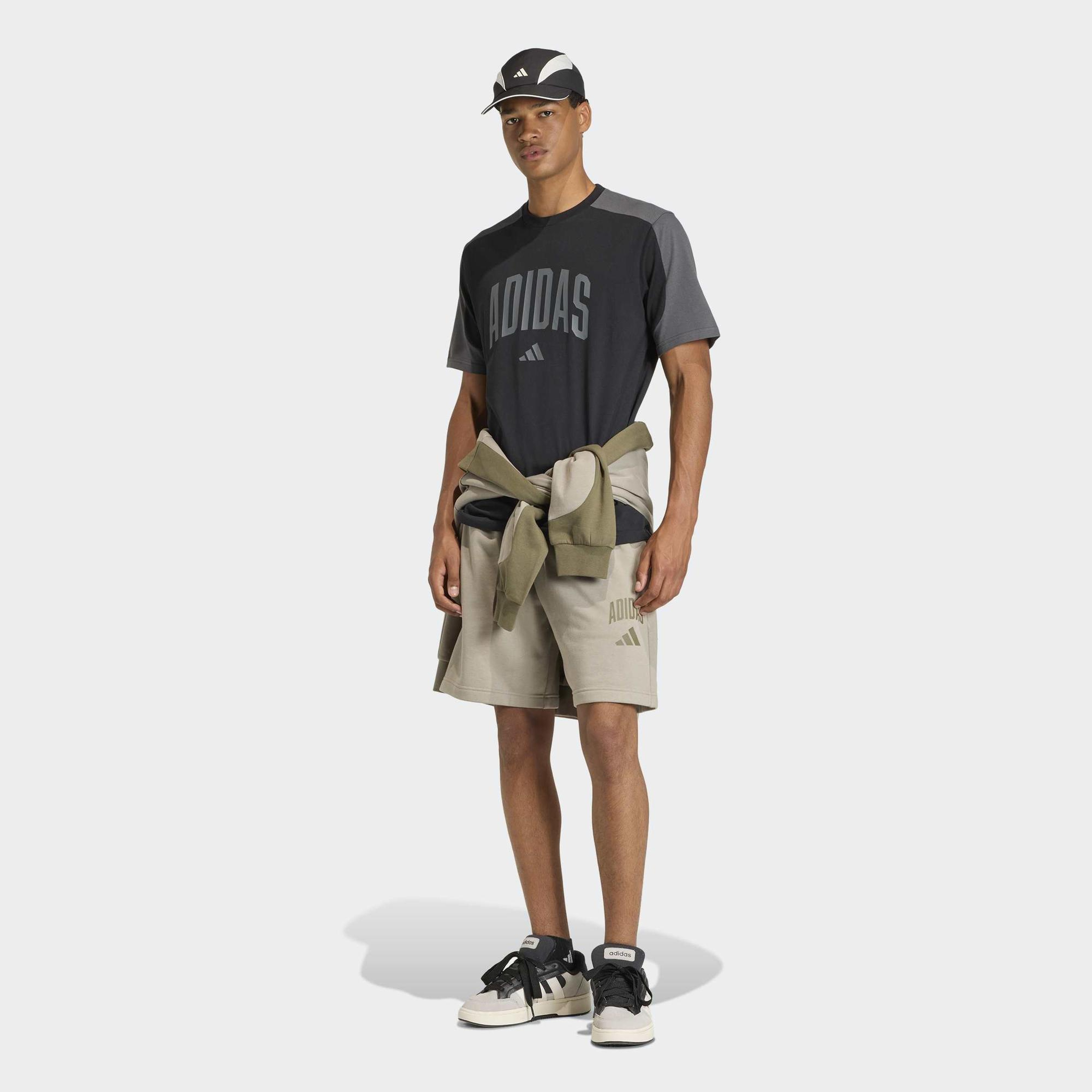 adidas Collegiate Erkek Siyah Antrenman T-Shirt