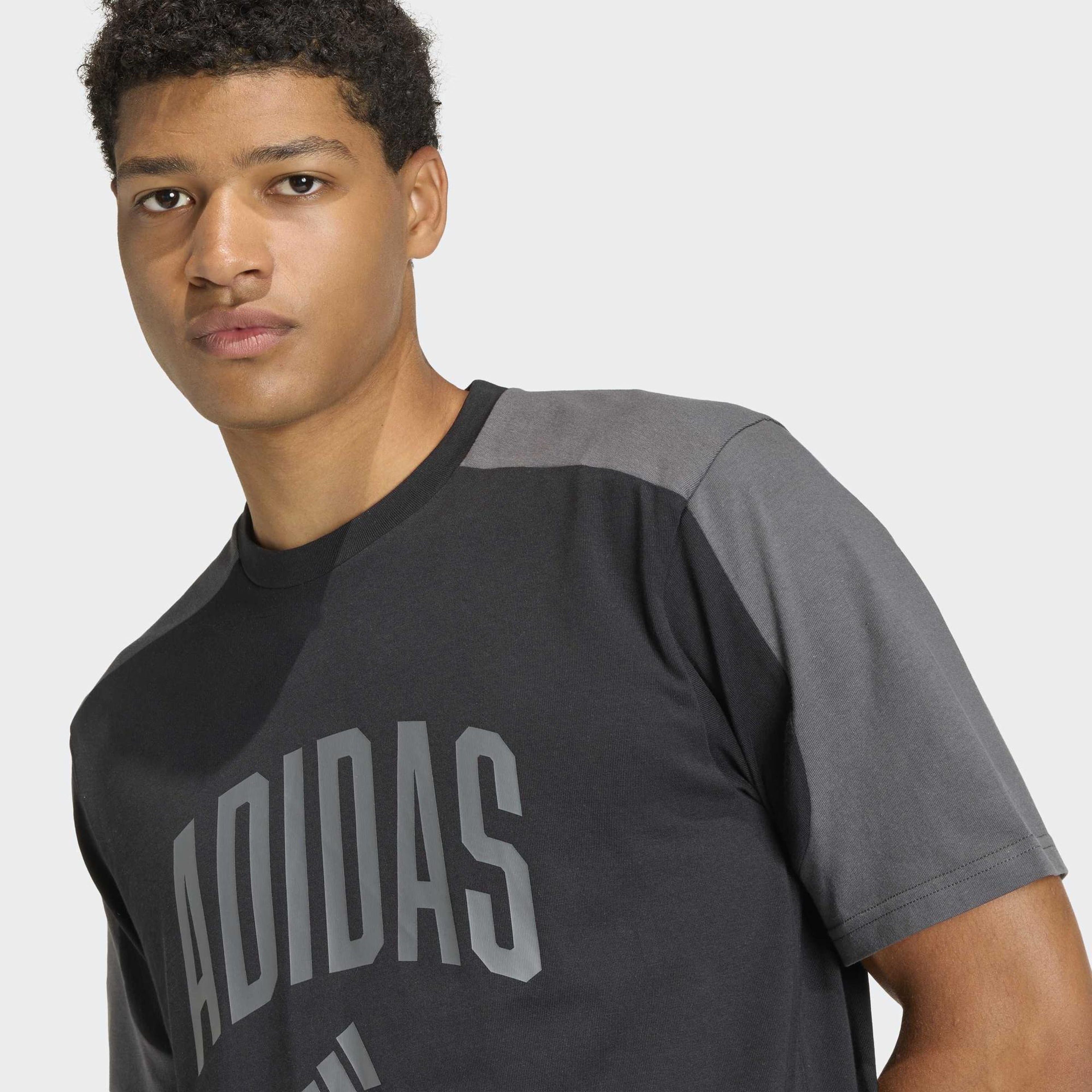 adidas Collegiate Erkek Siyah Antrenman T-Shirt
