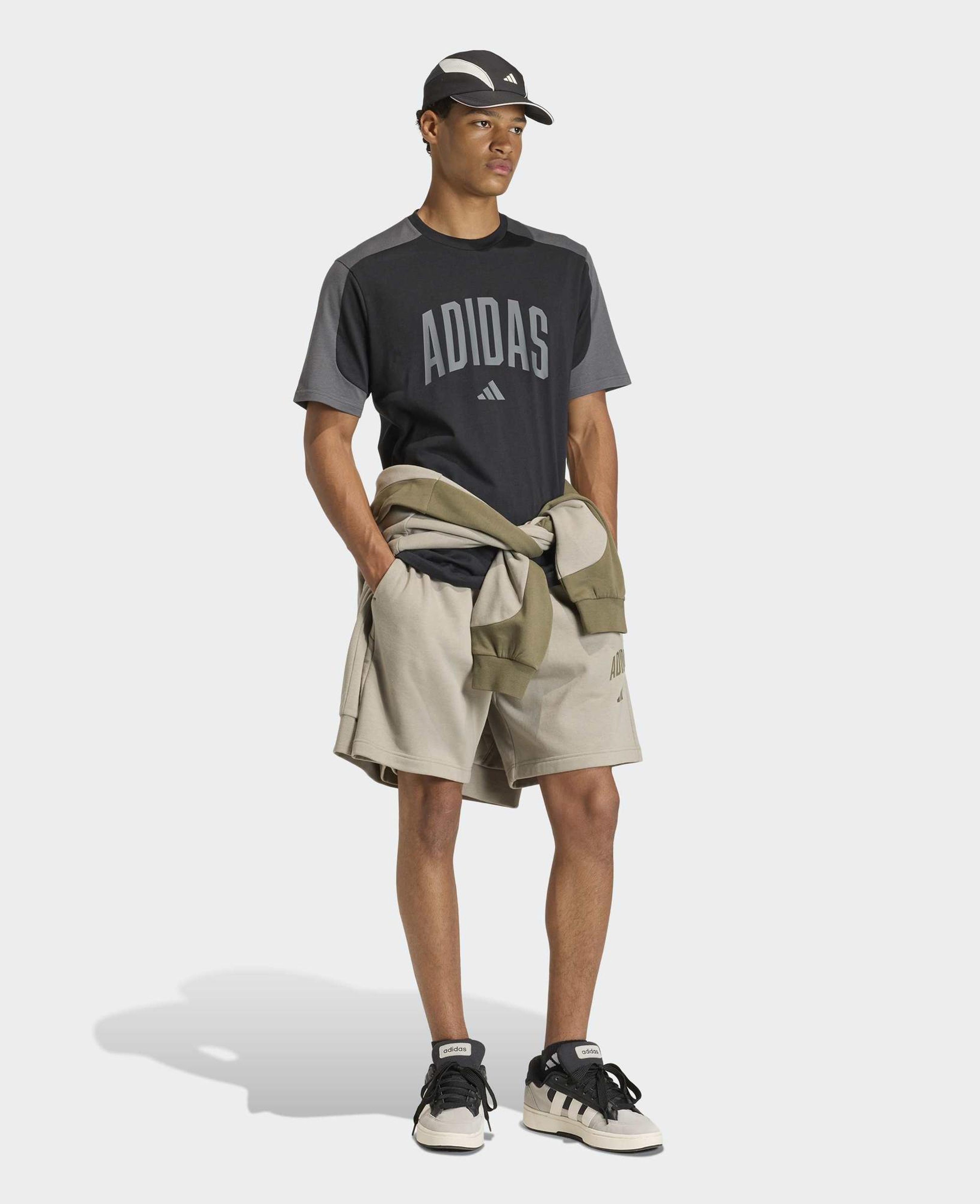 adidas Collegiate Erkek Siyah Antrenman T-Shirt