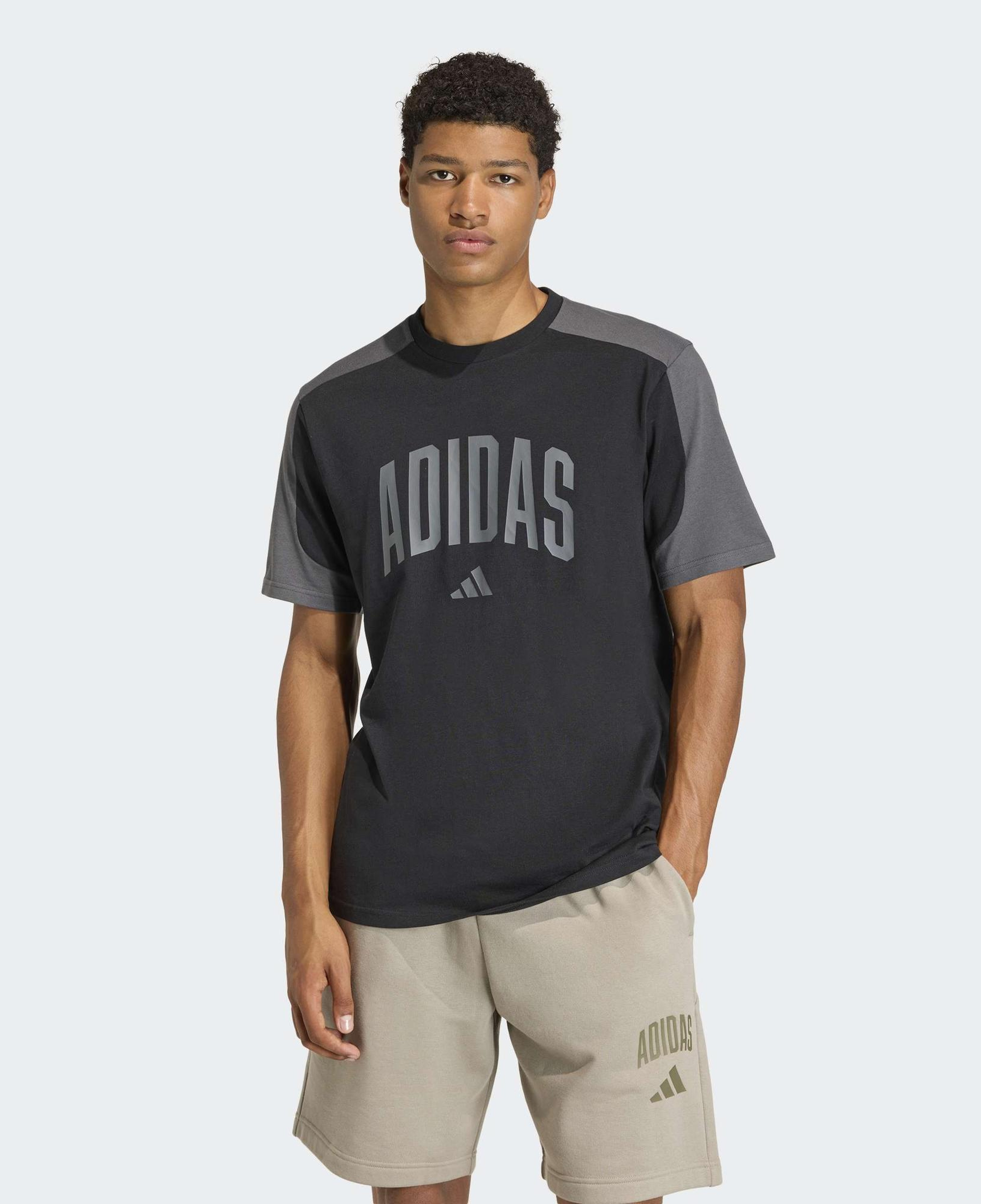 adidas Collegiate Erkek Siyah Antrenman T-Shirt