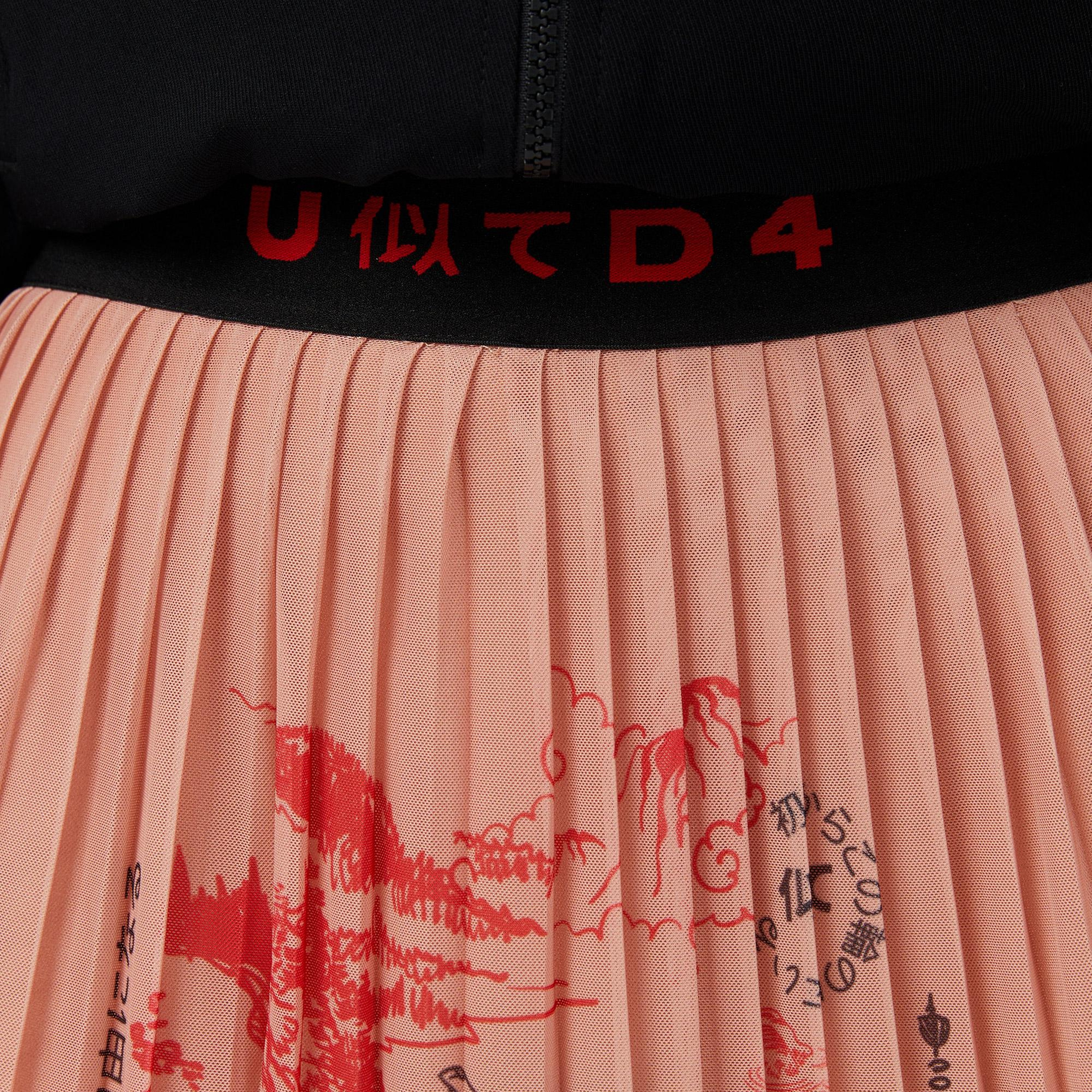 UNITED4 Slim Fit Kadın Pembe Etek