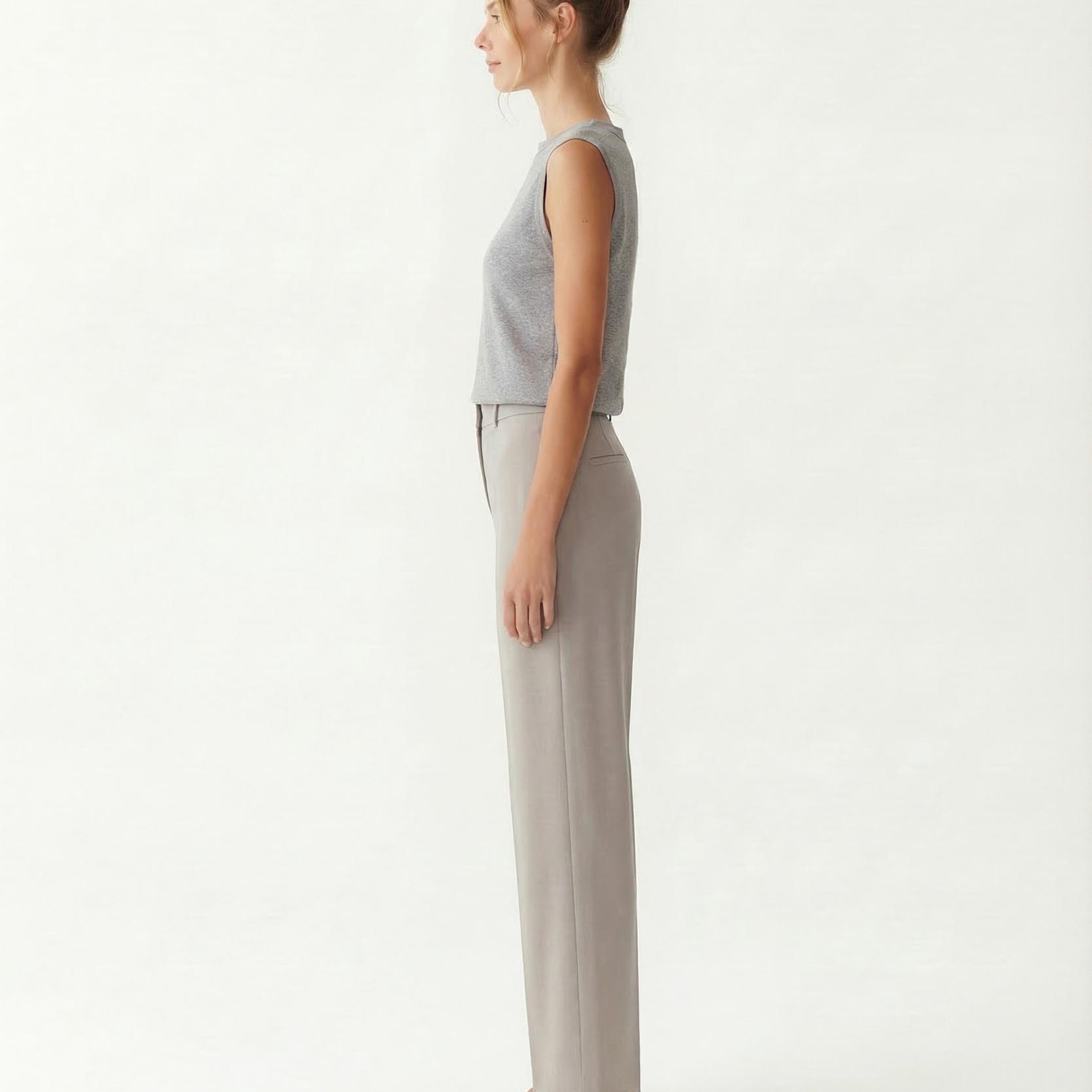 YARGICI Düz Normal Bel Pantolon