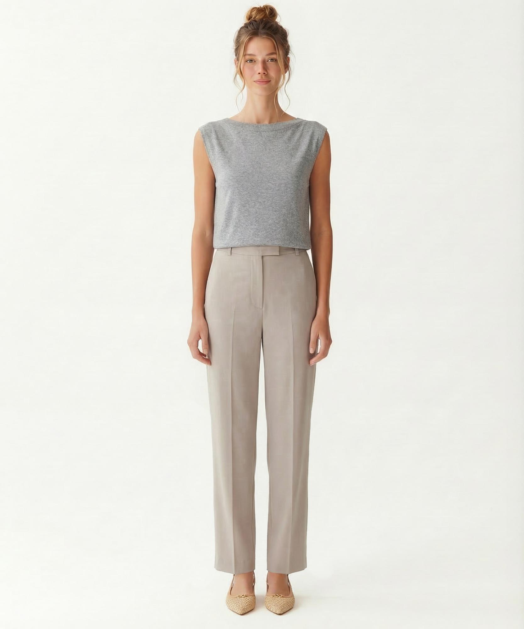 YARGICI Düz Normal Bel Pantolon