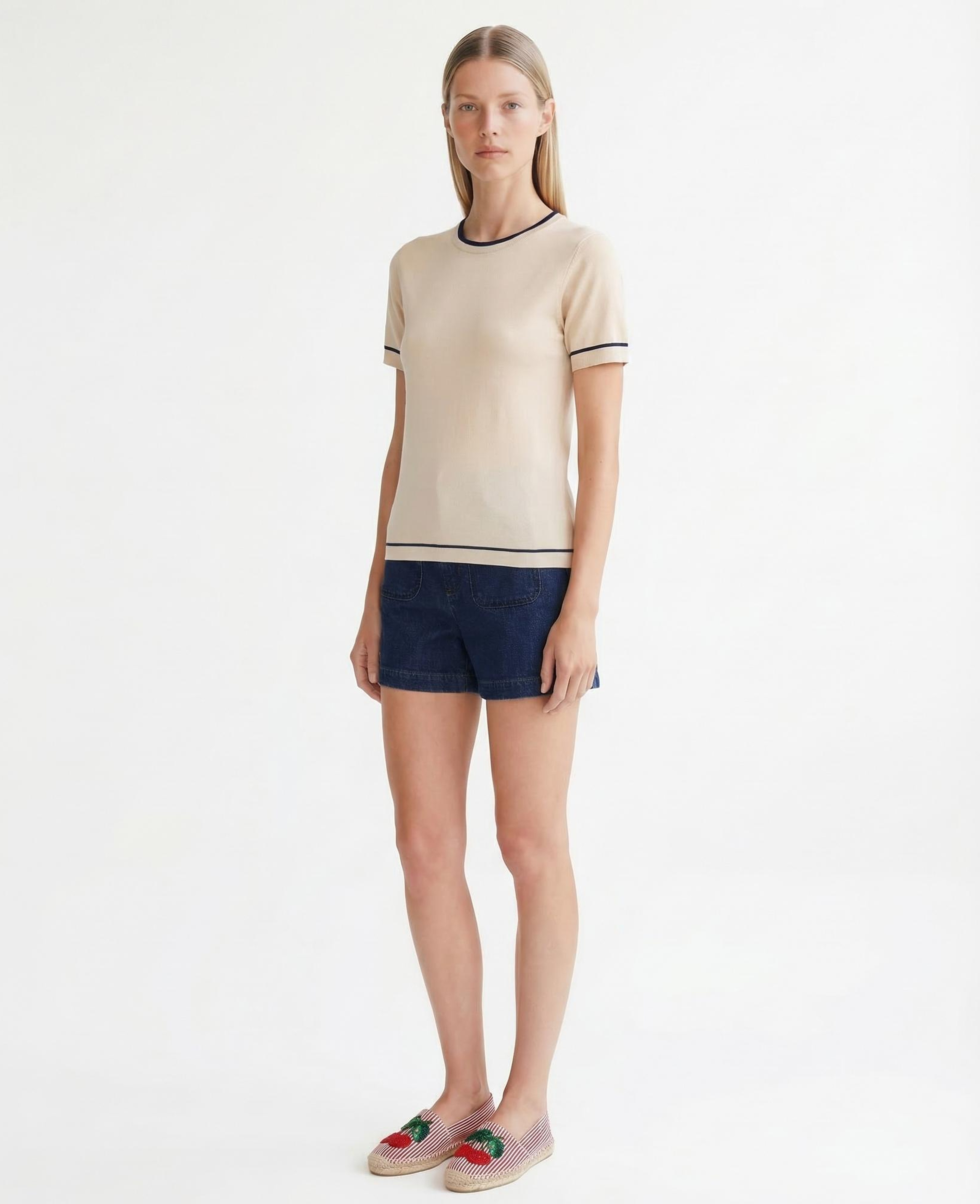 YARGICI Regular Bisiklet Yaka Kısa Kol Kazak