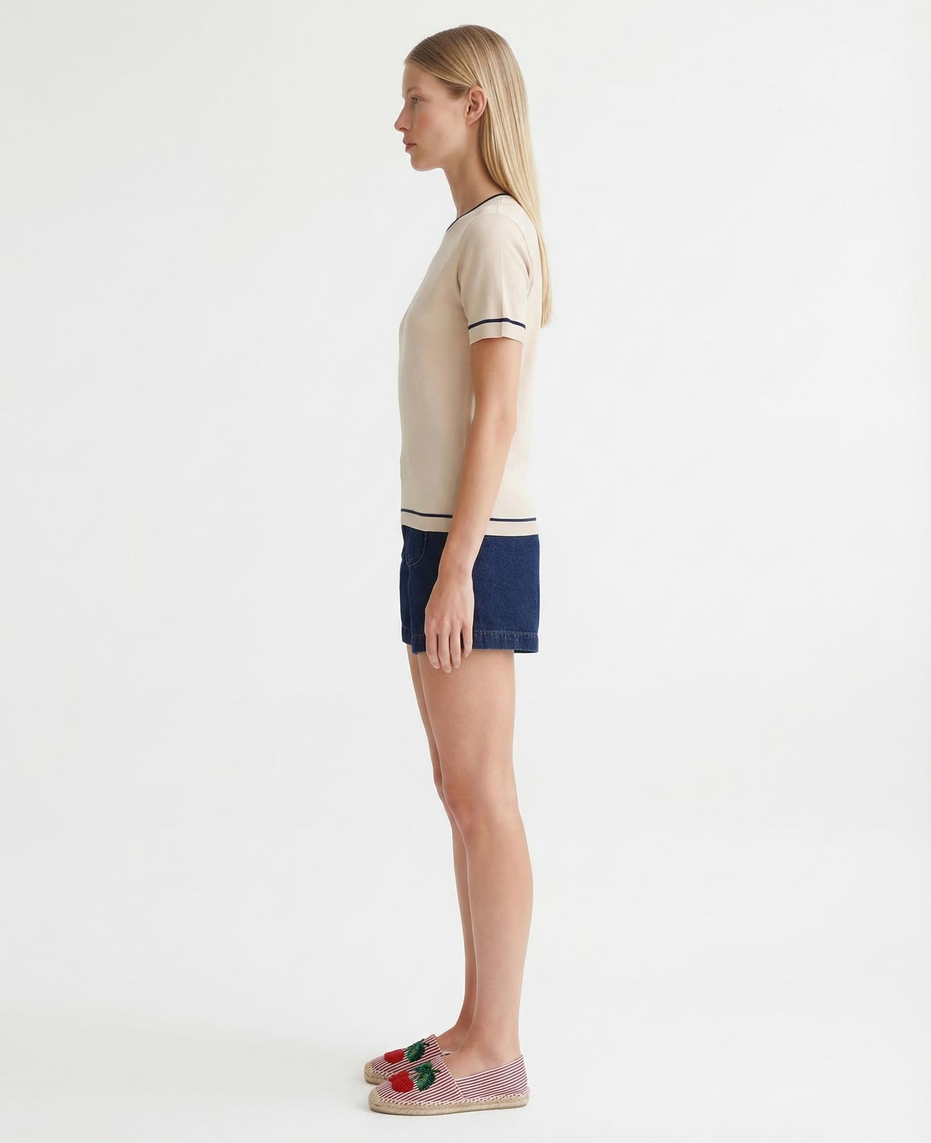 YARGICI Regular Bisiklet Yaka Kısa Kol Kazak