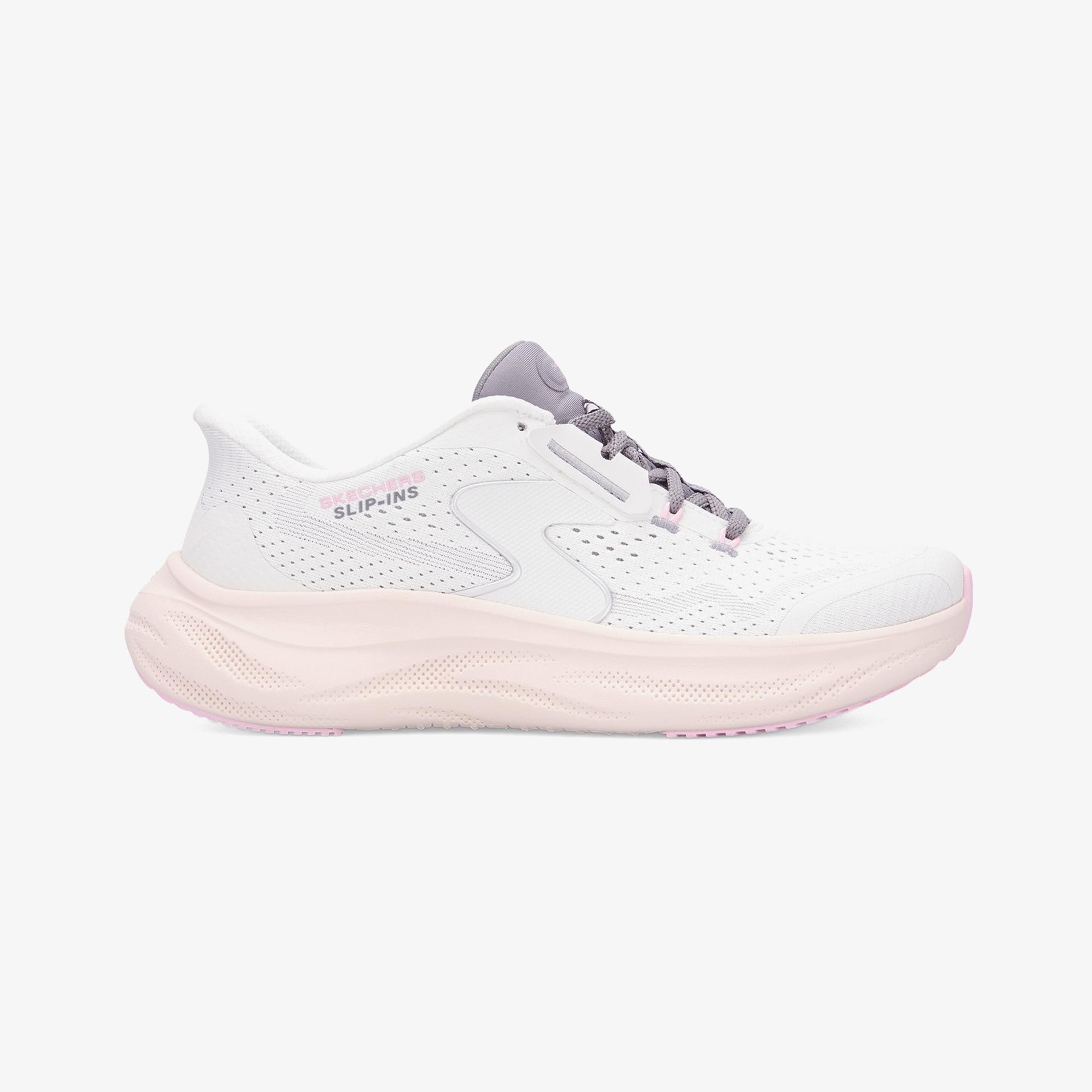 Skechers Hands Free Slip-ins Skech Cloud - Plush Horizon Kadın Beyaz Spor Ayakkabı