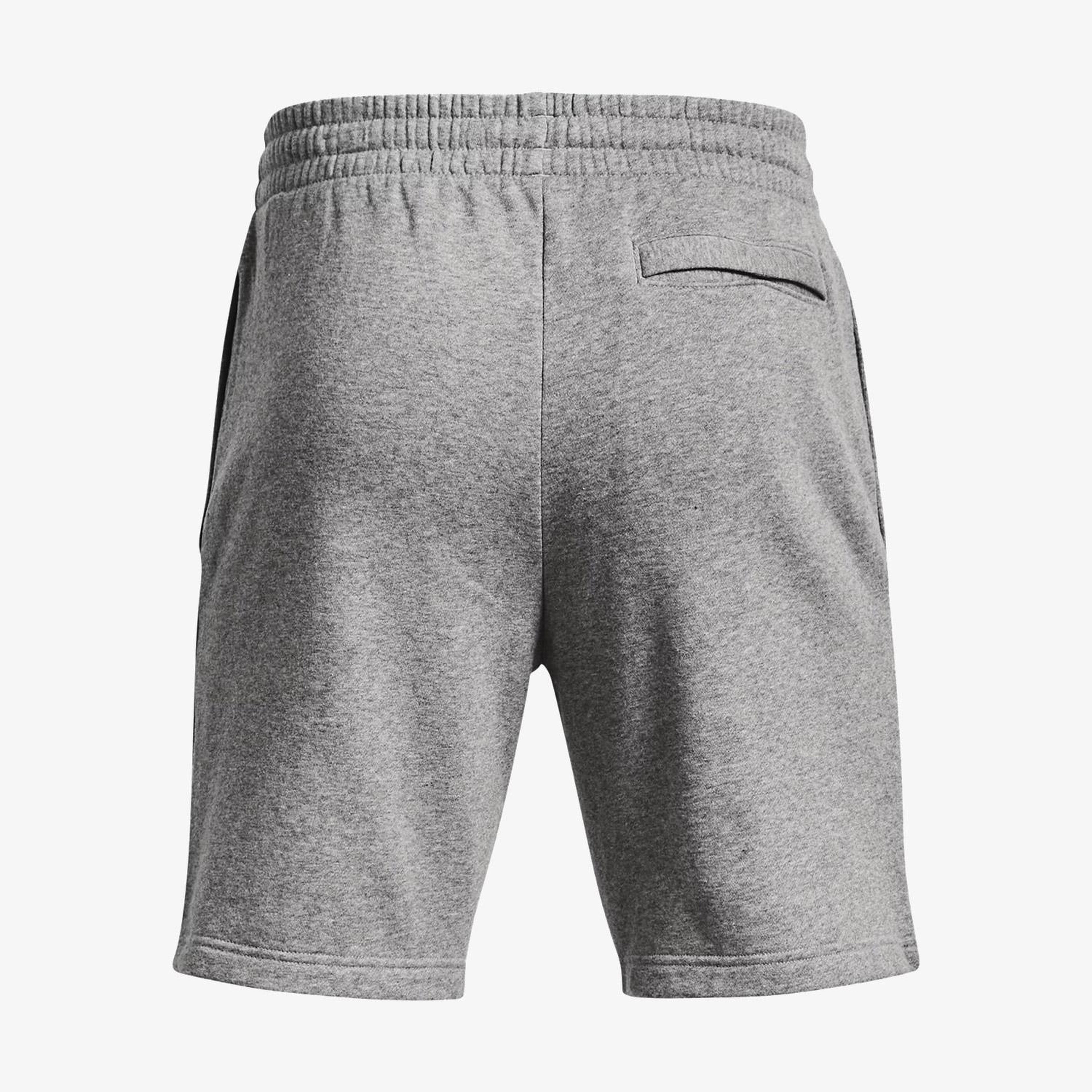 Under Armour Rival Fleece Erkek Gri Antrenman Şortu