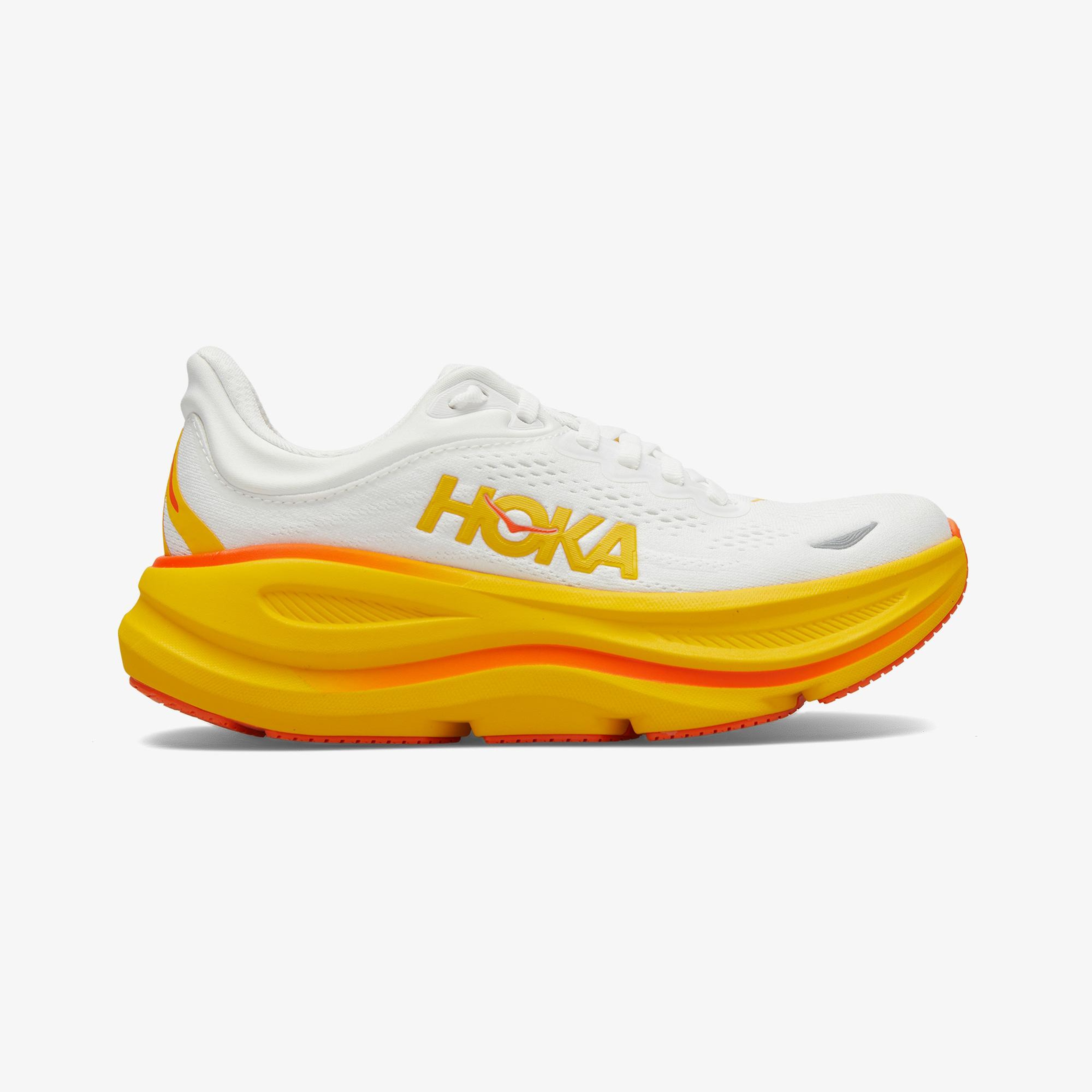 Hoka Bondi 9 Kadın Beyaz Yol Koşu Ayakkabısı