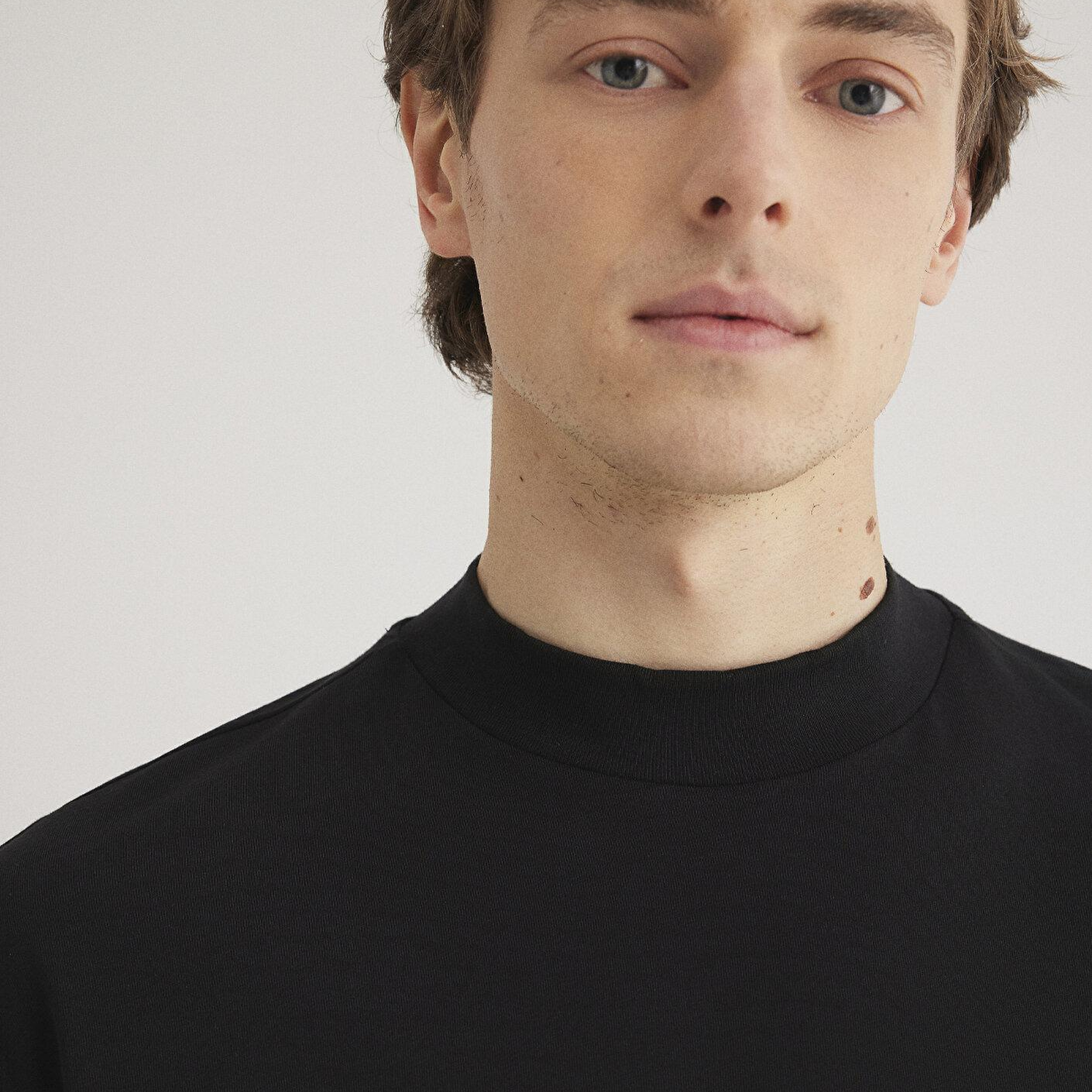 Mavi Siyah Basic Tişört Loose Fit / Bol Rahat Kesim 0611193-900