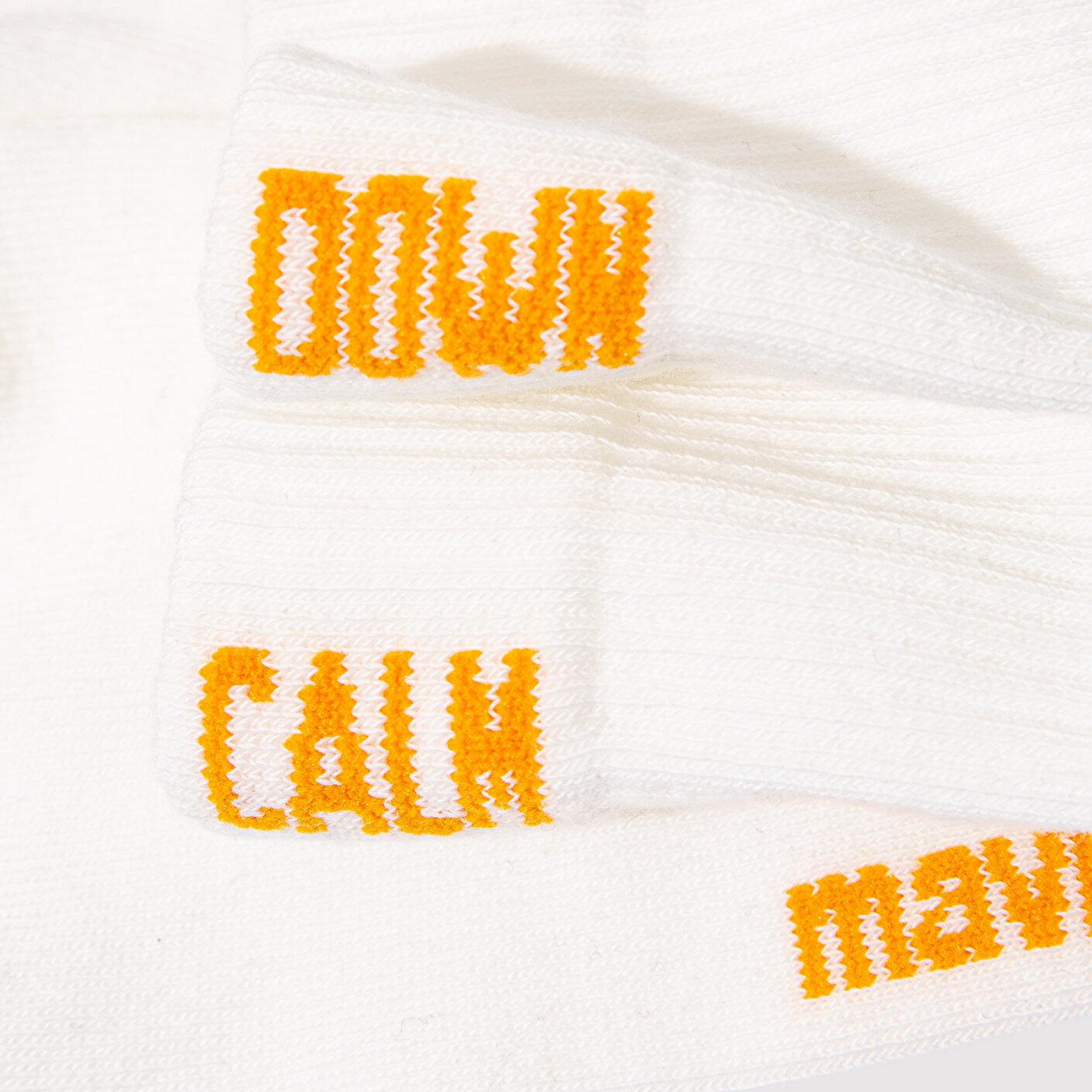 Mavi Baskılı Ekru Soket Çorap 0911605-28613