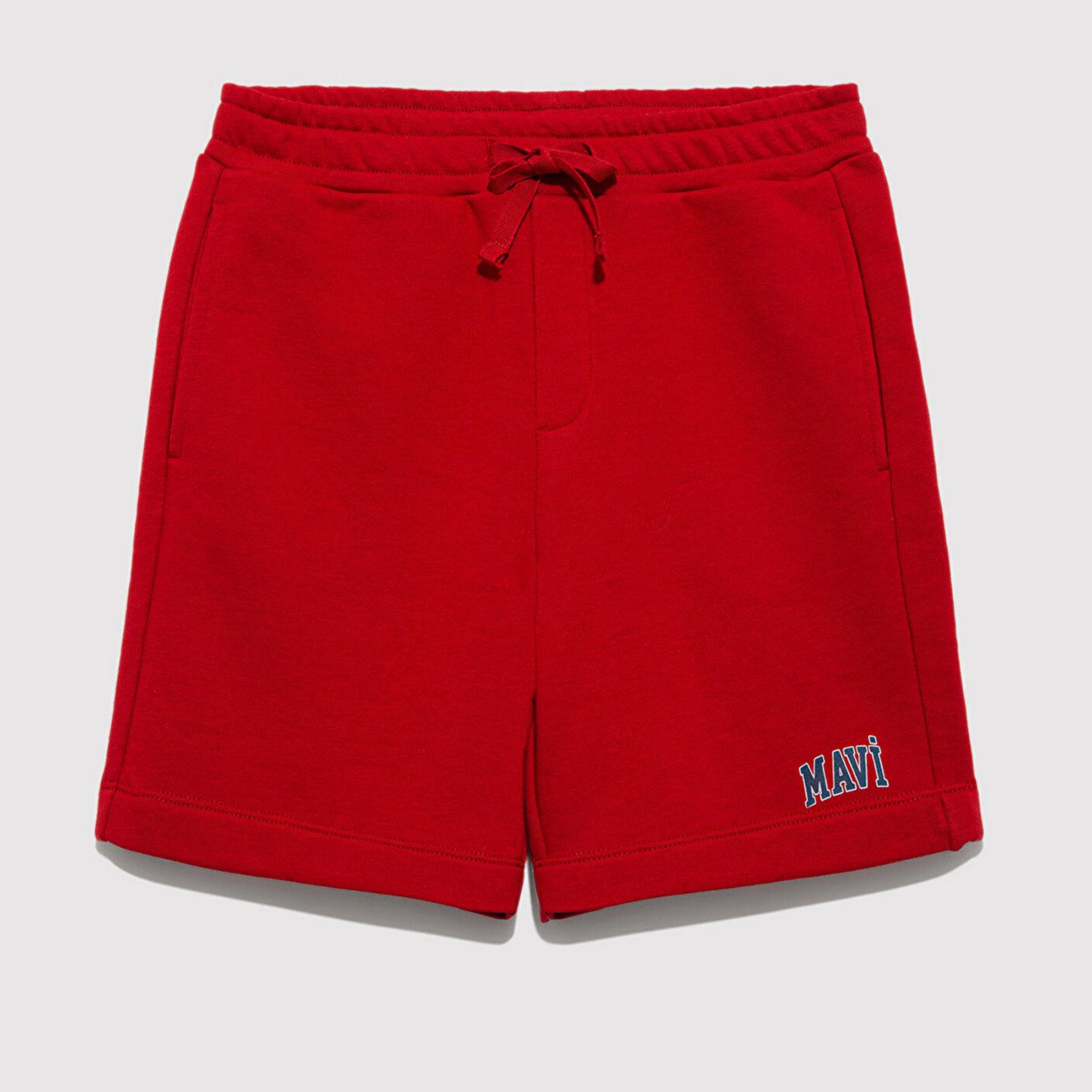 Mavi Mavi Logo Baskılı Kırmızı Şort 6410003-70464