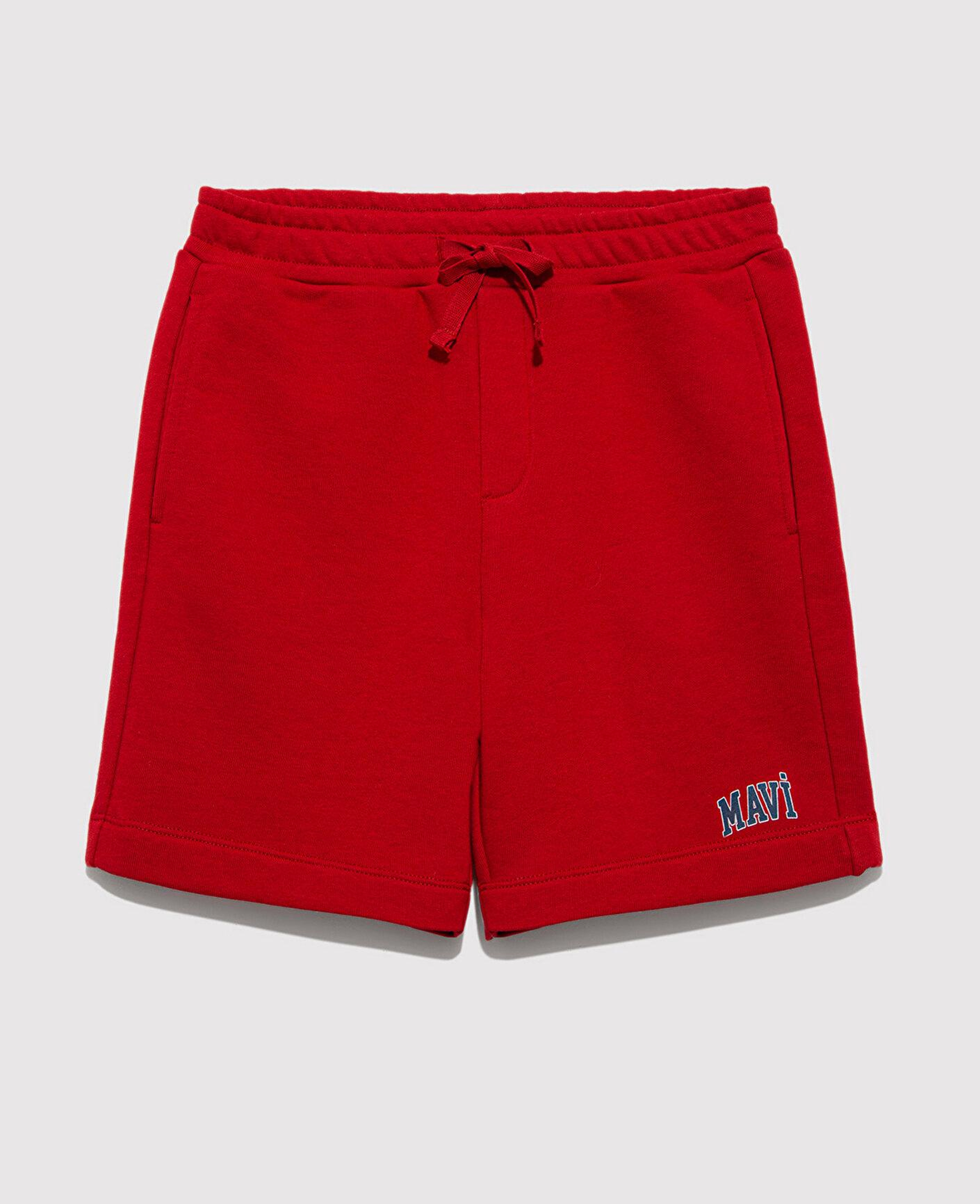 Mavi Mavi Logo Baskılı Kırmızı Şort 6410003-70464