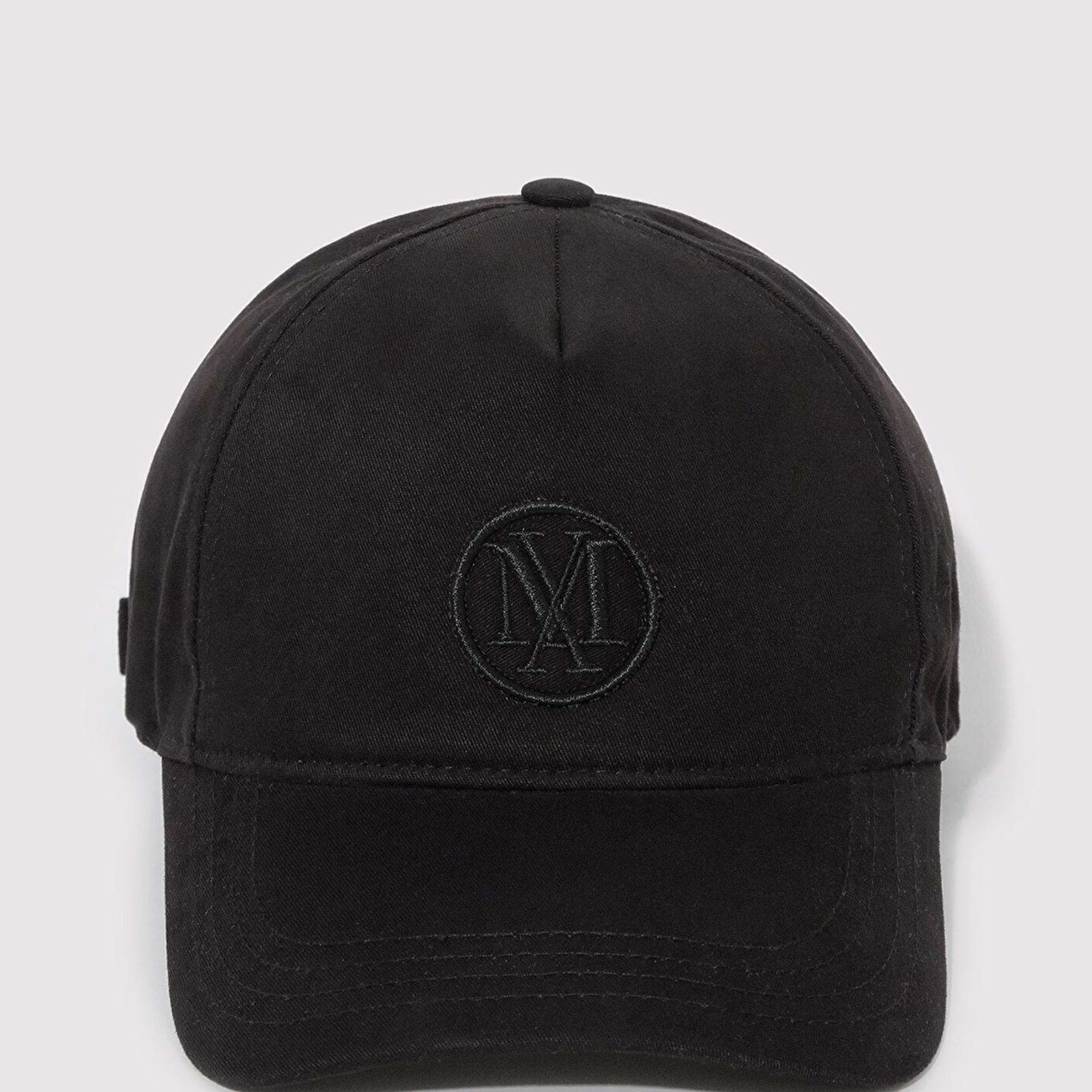 Mavi Mühür Logo Nakışlı Siyah Şapka 0911881-900